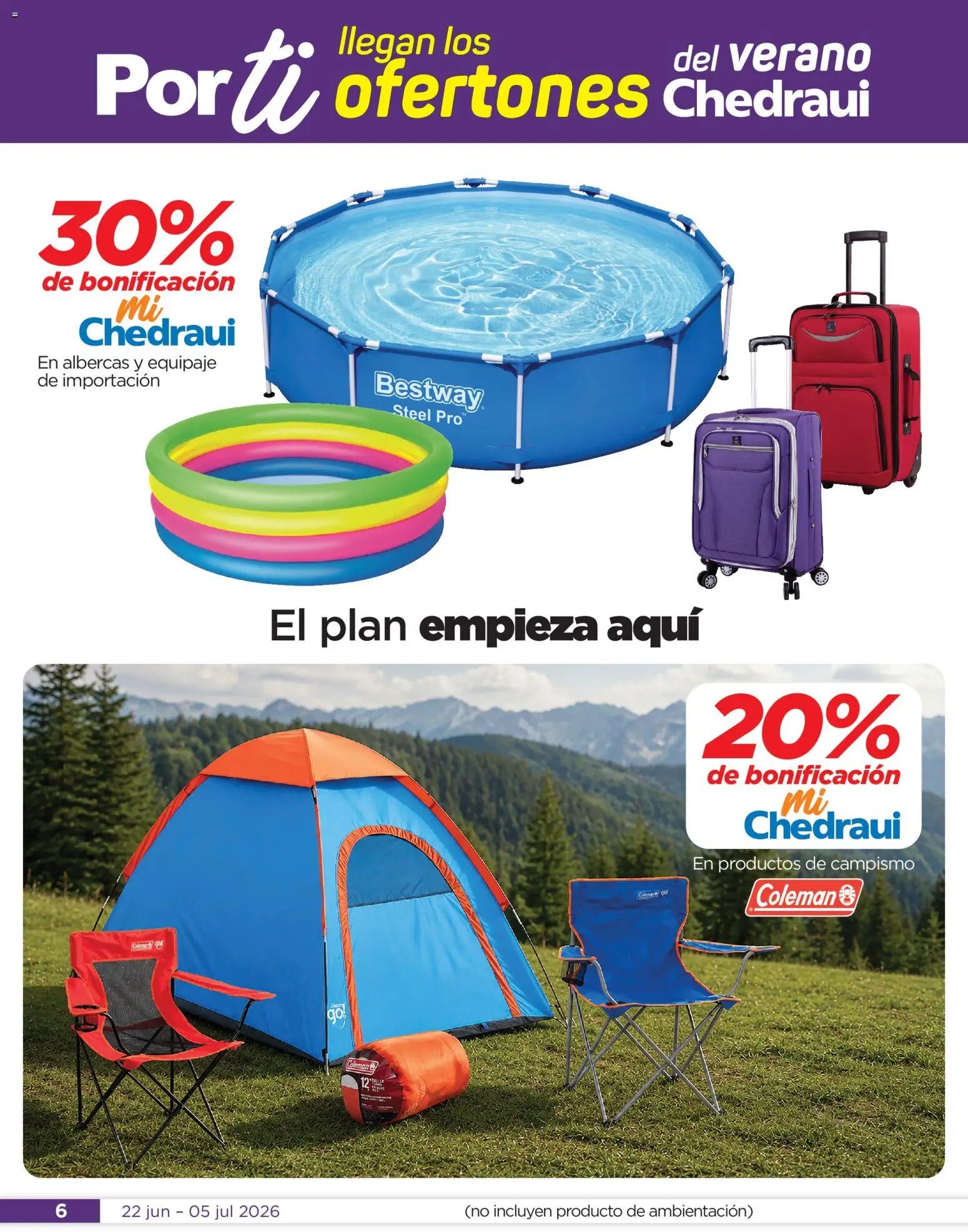 Chedraui oferta desde 22/06/2026 Chedraui folleto Ofertones del verano