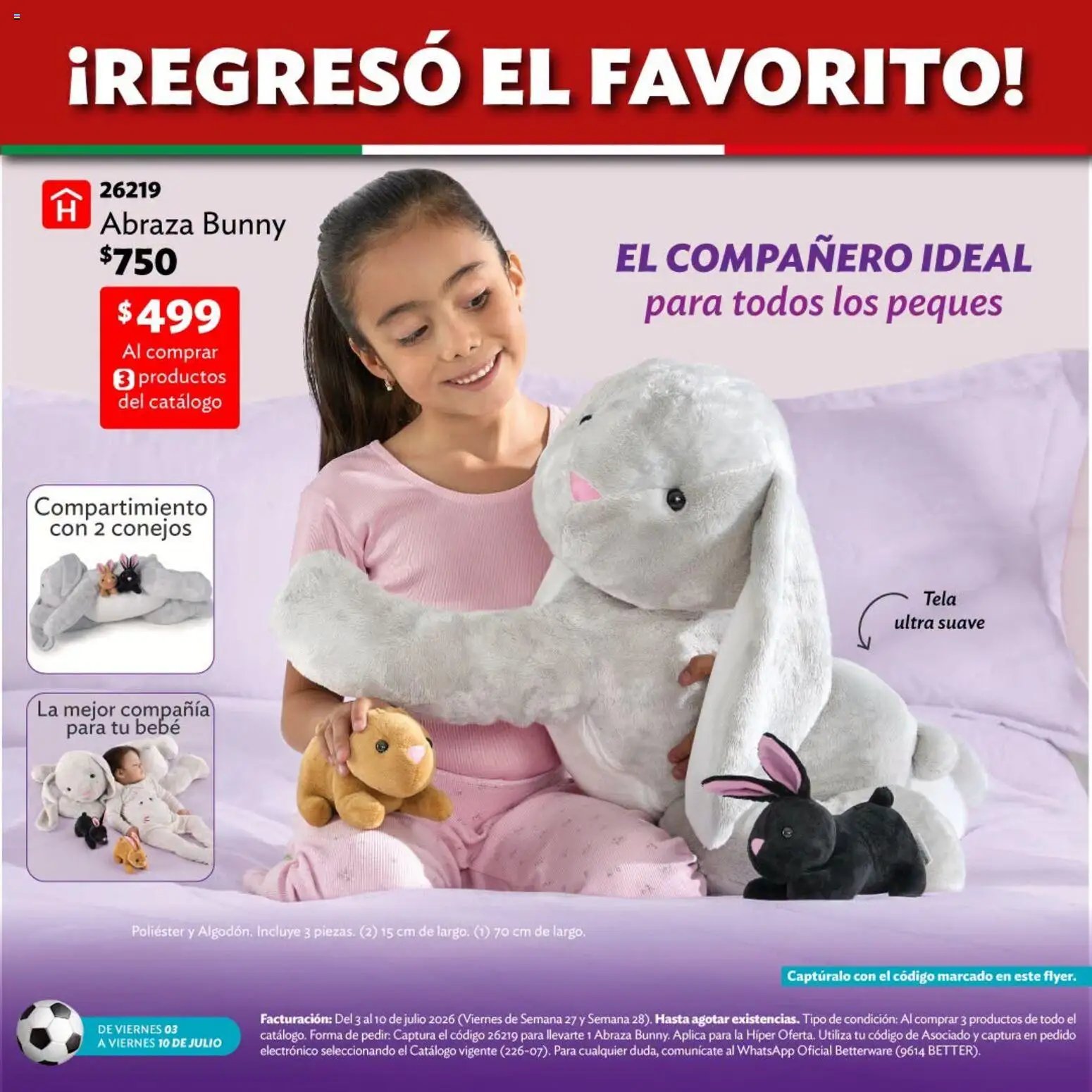 Betterware oferta desde 03/07/2026 Betterware catálogo Llévate tus favoritos