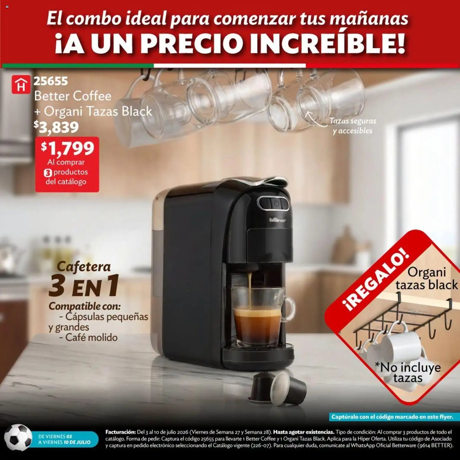 Betterware oferta desde 03/07/2026 Betterware catálogo Llévate tus favoritos