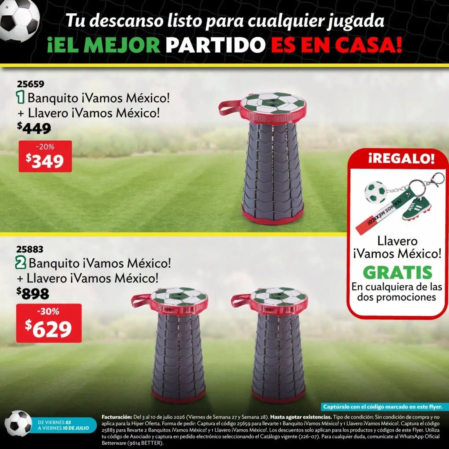 Betterware oferta desde 03/07/2026 Betterware catálogo Llévate tus favoritos