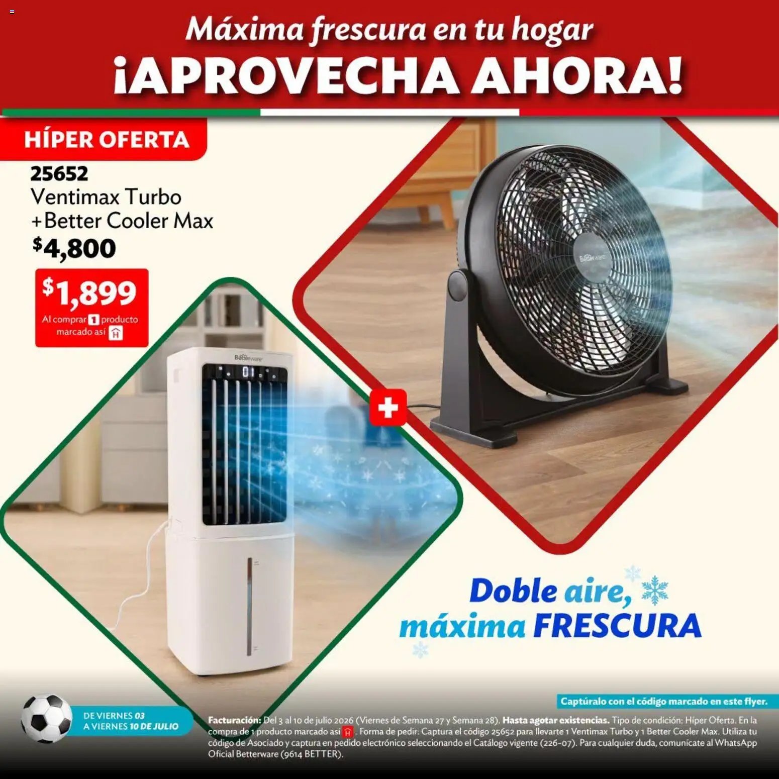 Betterware oferta desde 03/07/2026 Betterware catálogo Llévate tus favoritos