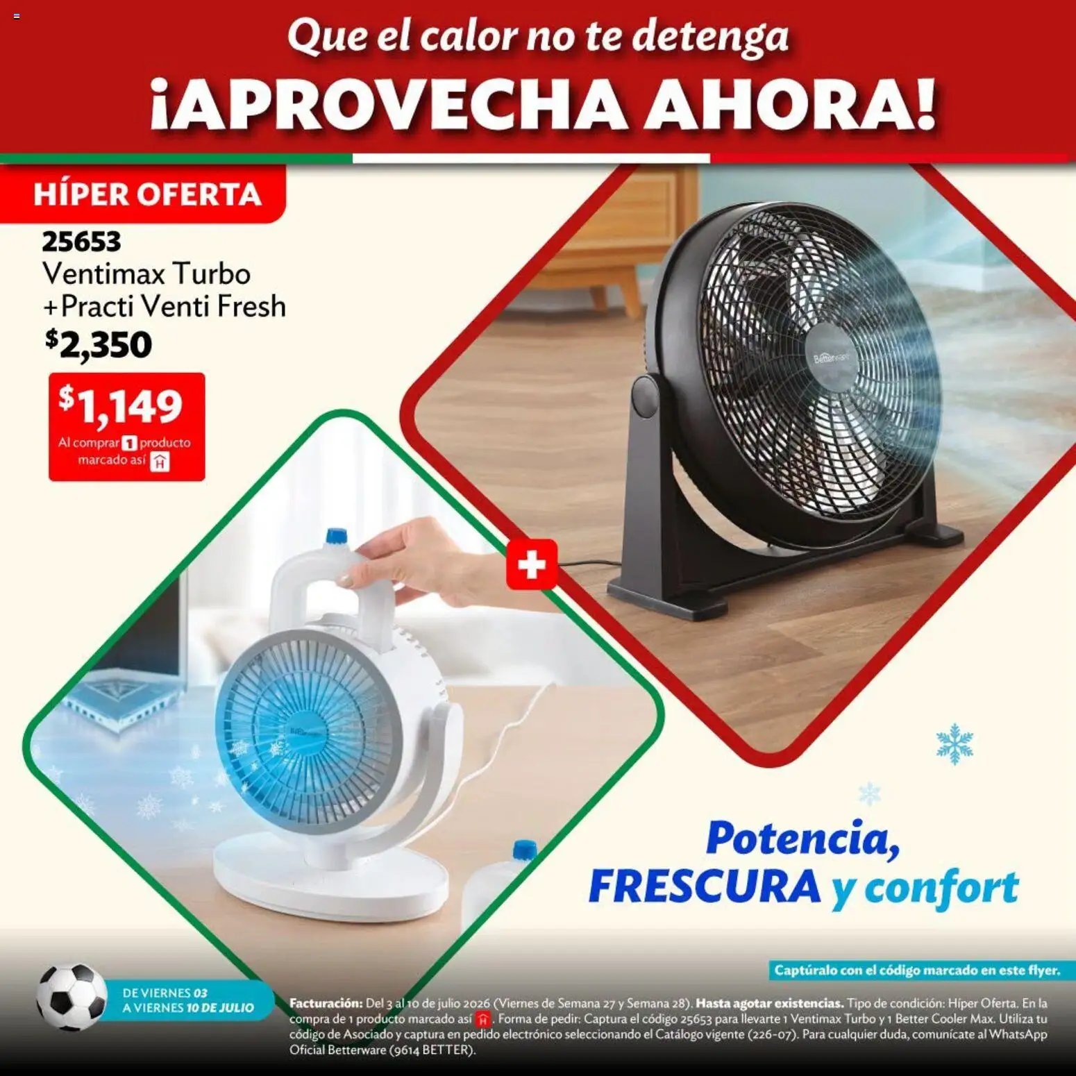 Betterware oferta desde 03/07/2026 Betterware catálogo Llévate tus favoritos