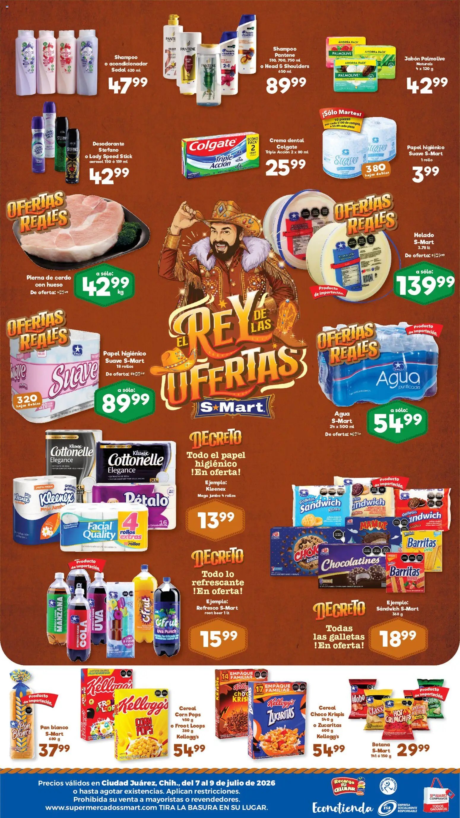 S-Mart oferta desde 07/07/2026 S-Mart folleto Juárez