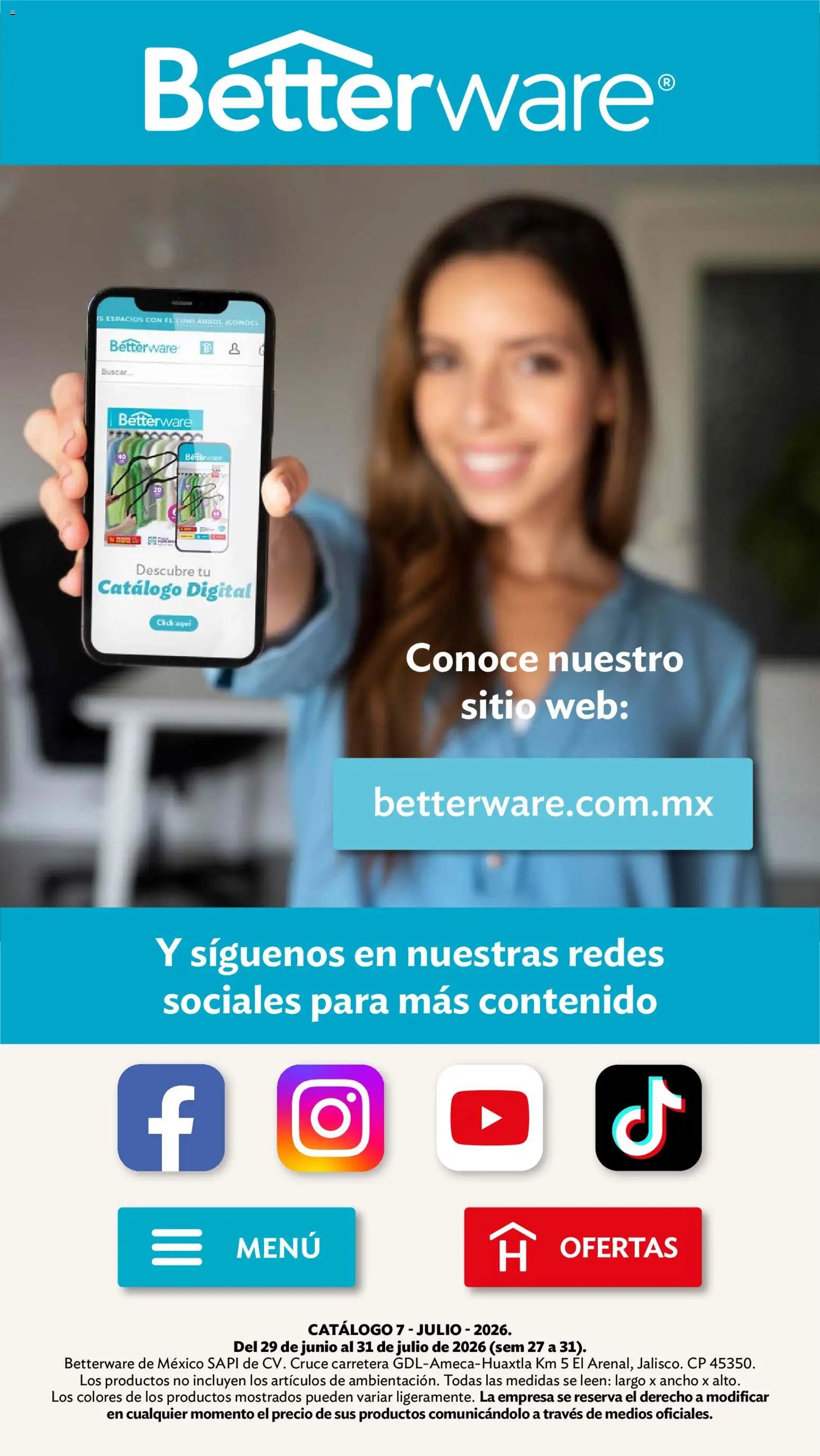 Betterware oferta desde 29/06/2026 Betterware campaña 7 2026