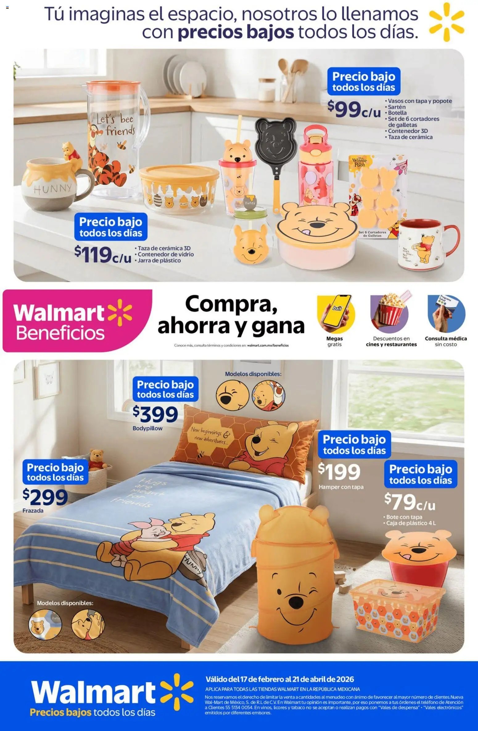 Walmart oferta desde 17/02/2026 Folleto Precios bajos (2026-02-17 - 2026-04-21)