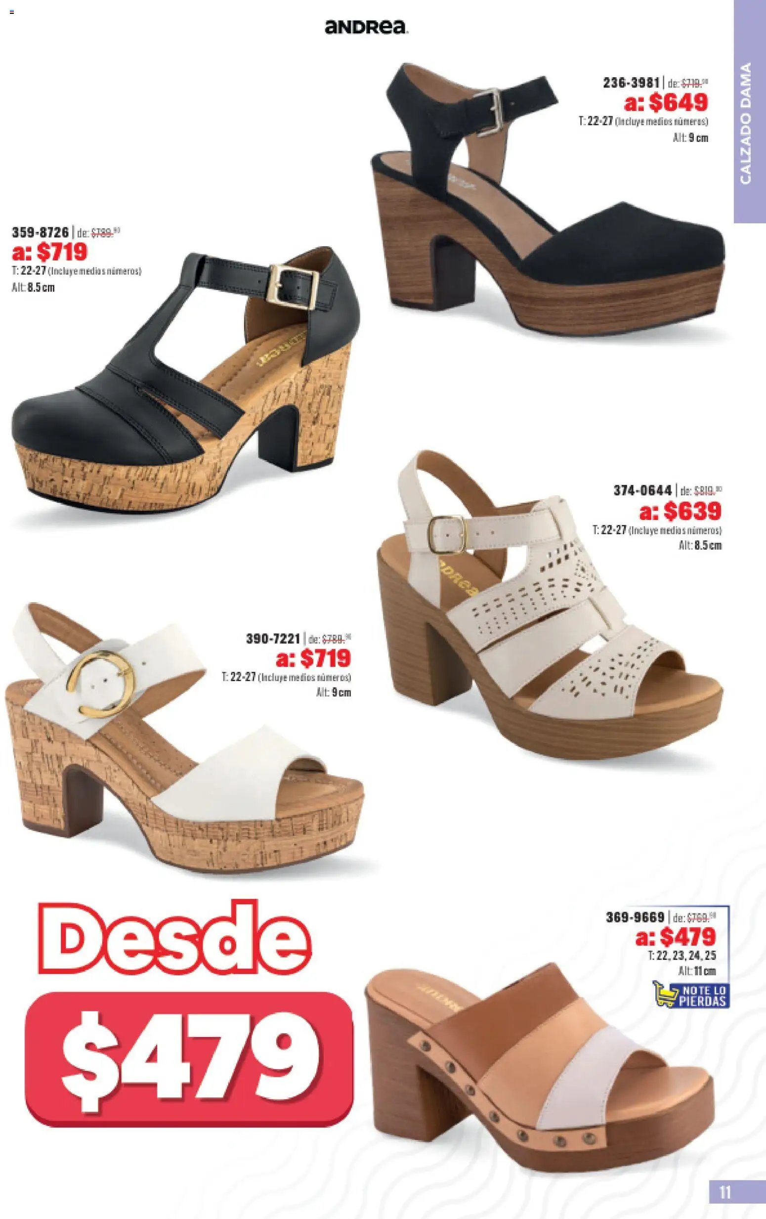 Andrea oferta desde 31/05/2026 Andrea catálogo Outlet