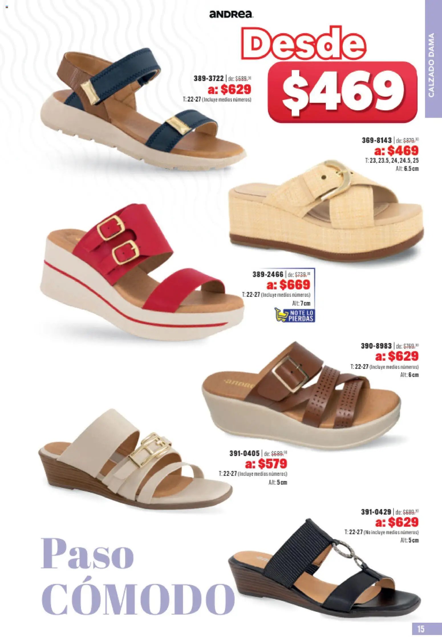 Andrea oferta desde 31/05/2026 Andrea catálogo Outlet
