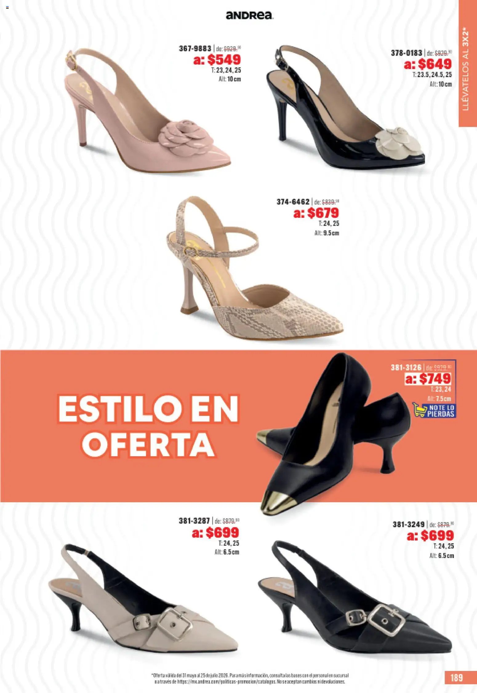Andrea oferta desde 31/05/2026 Andrea catálogo Outlet