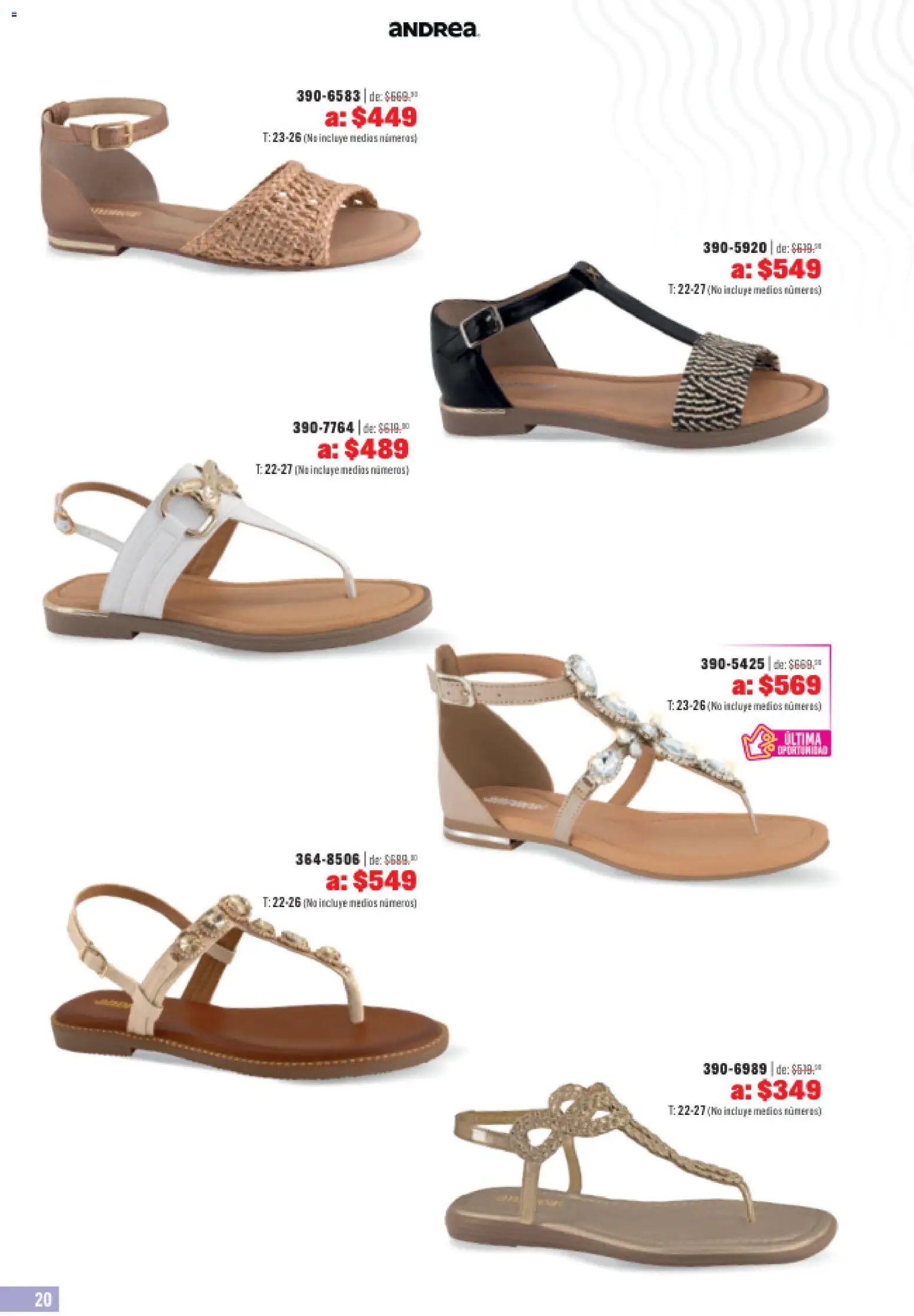 Andrea oferta desde 31/05/2026 Andrea catálogo Outlet