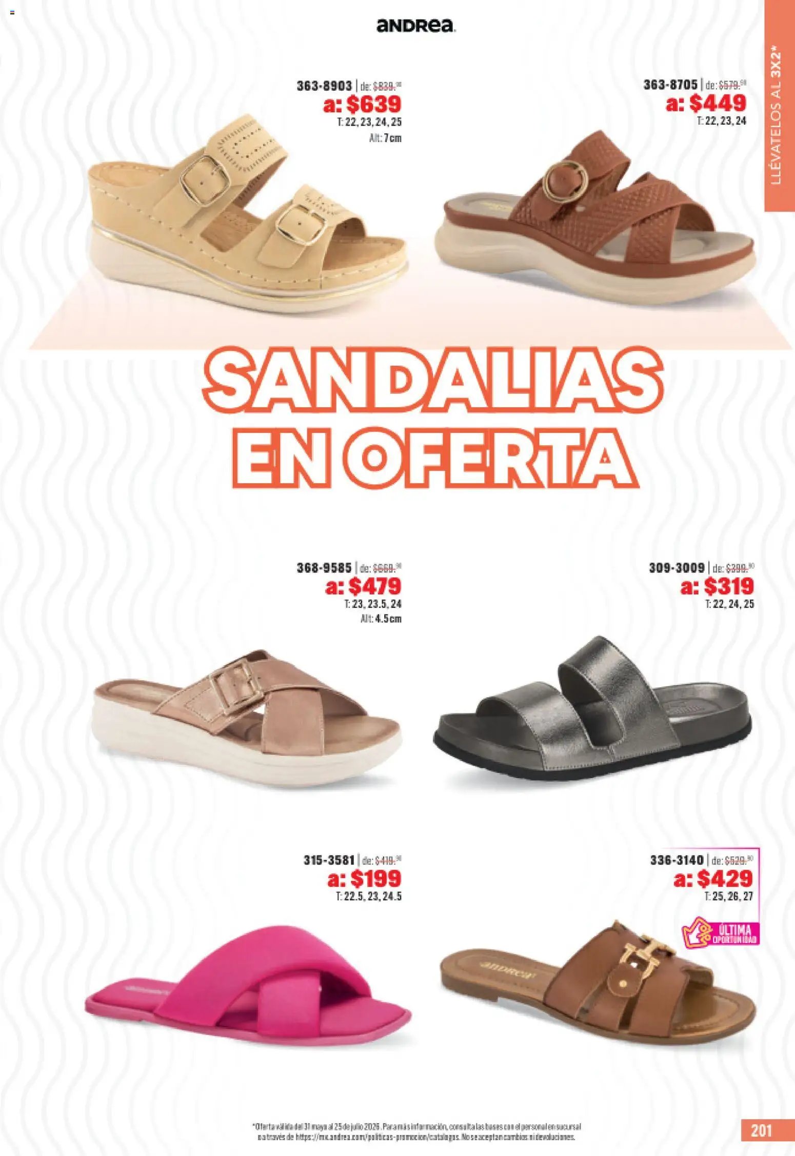 Andrea oferta desde 31/05/2026 Andrea catálogo Outlet
