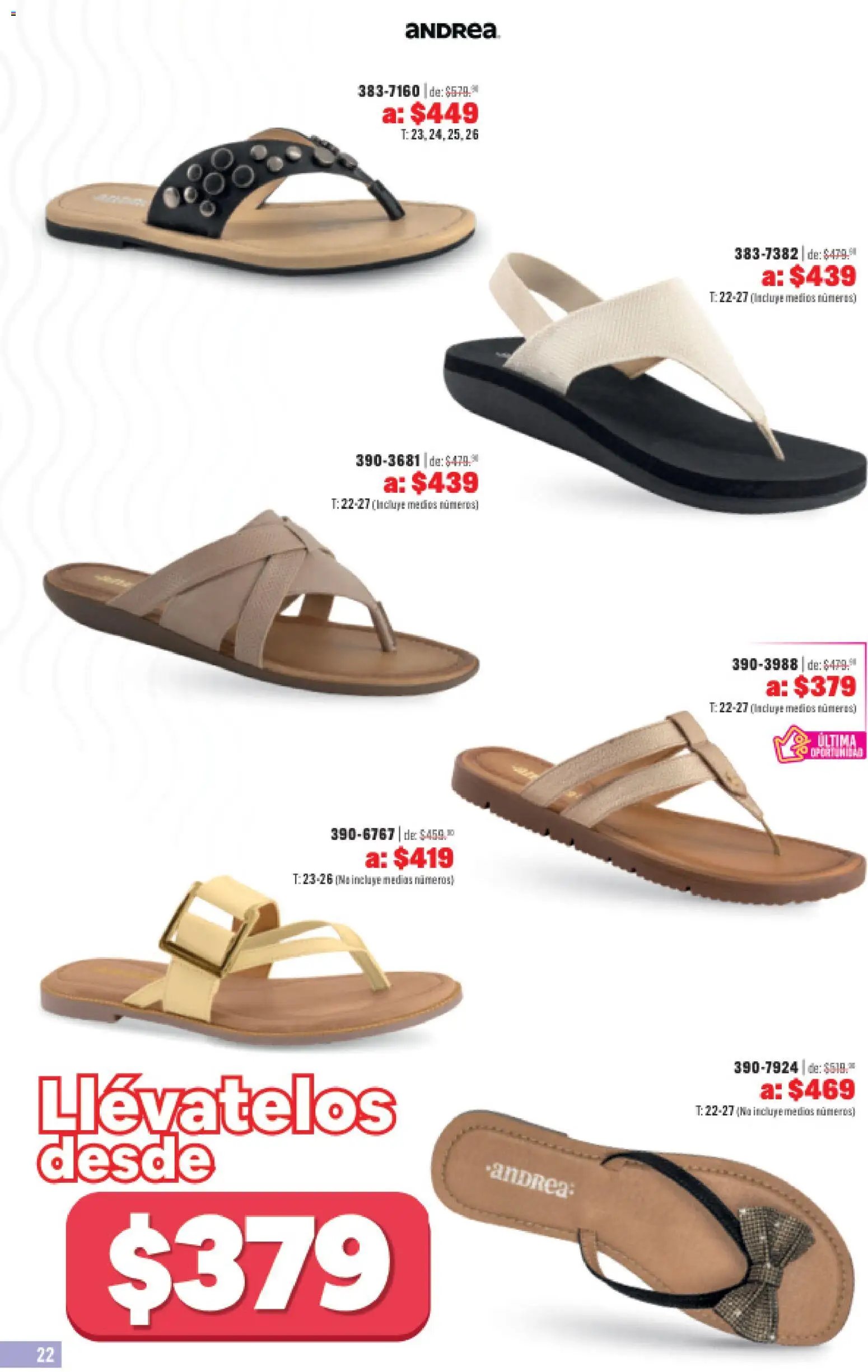 Andrea oferta desde 31/05/2026 Andrea catálogo Outlet