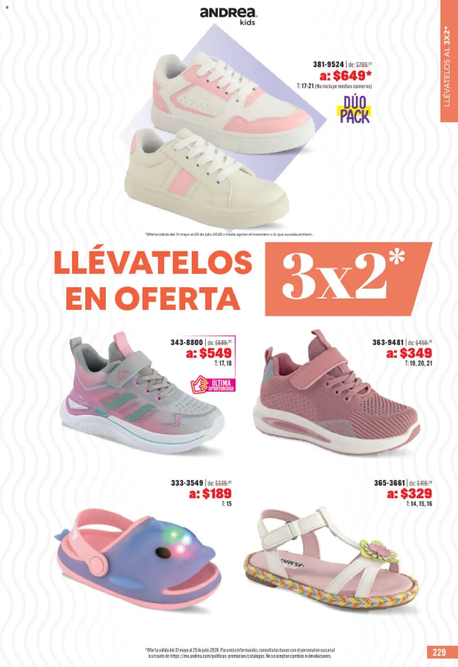 Andrea oferta desde 31/05/2026 Andrea catálogo Outlet