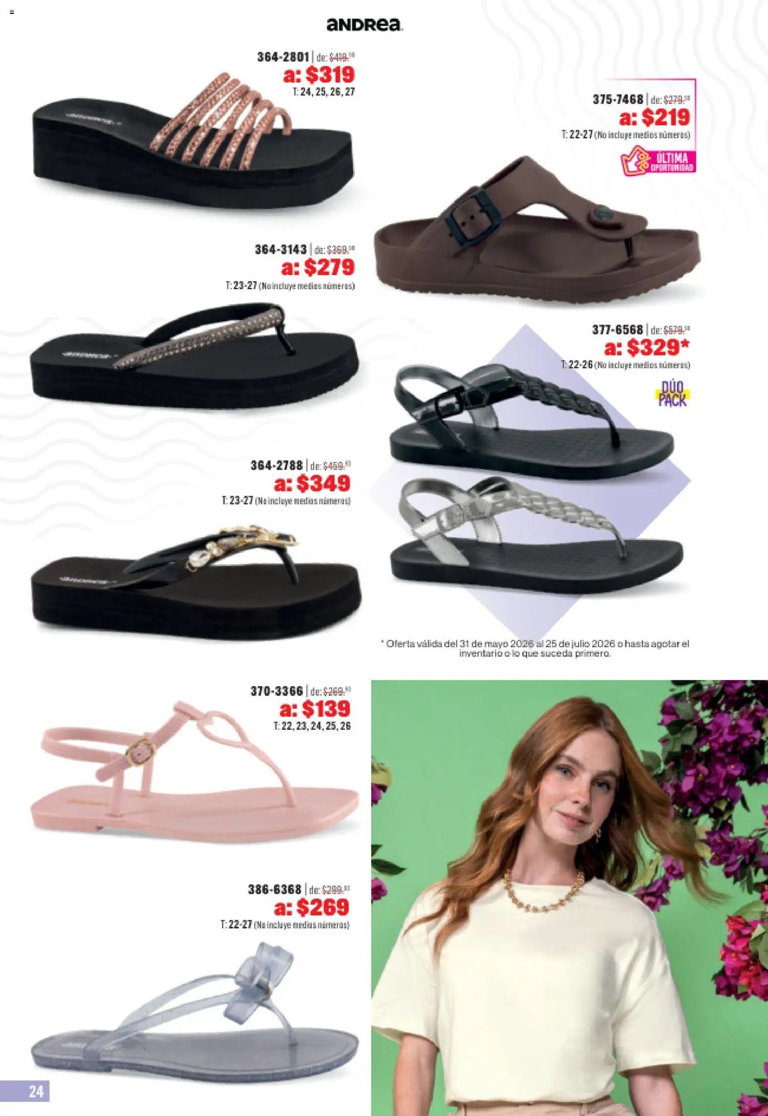 Andrea oferta desde 31/05/2026 Andrea catálogo Outlet