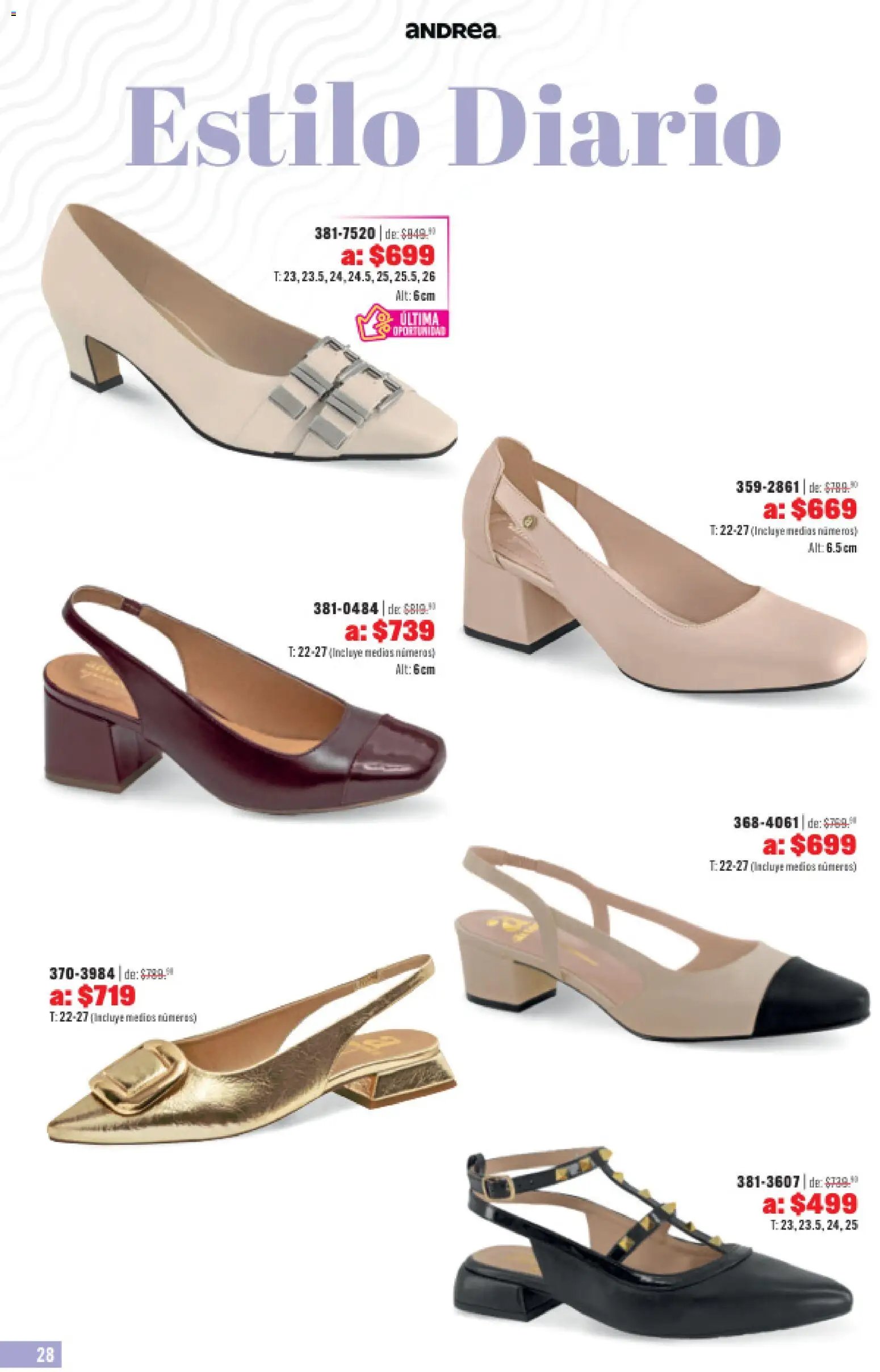 Andrea oferta desde 31/05/2026 Andrea catálogo Outlet