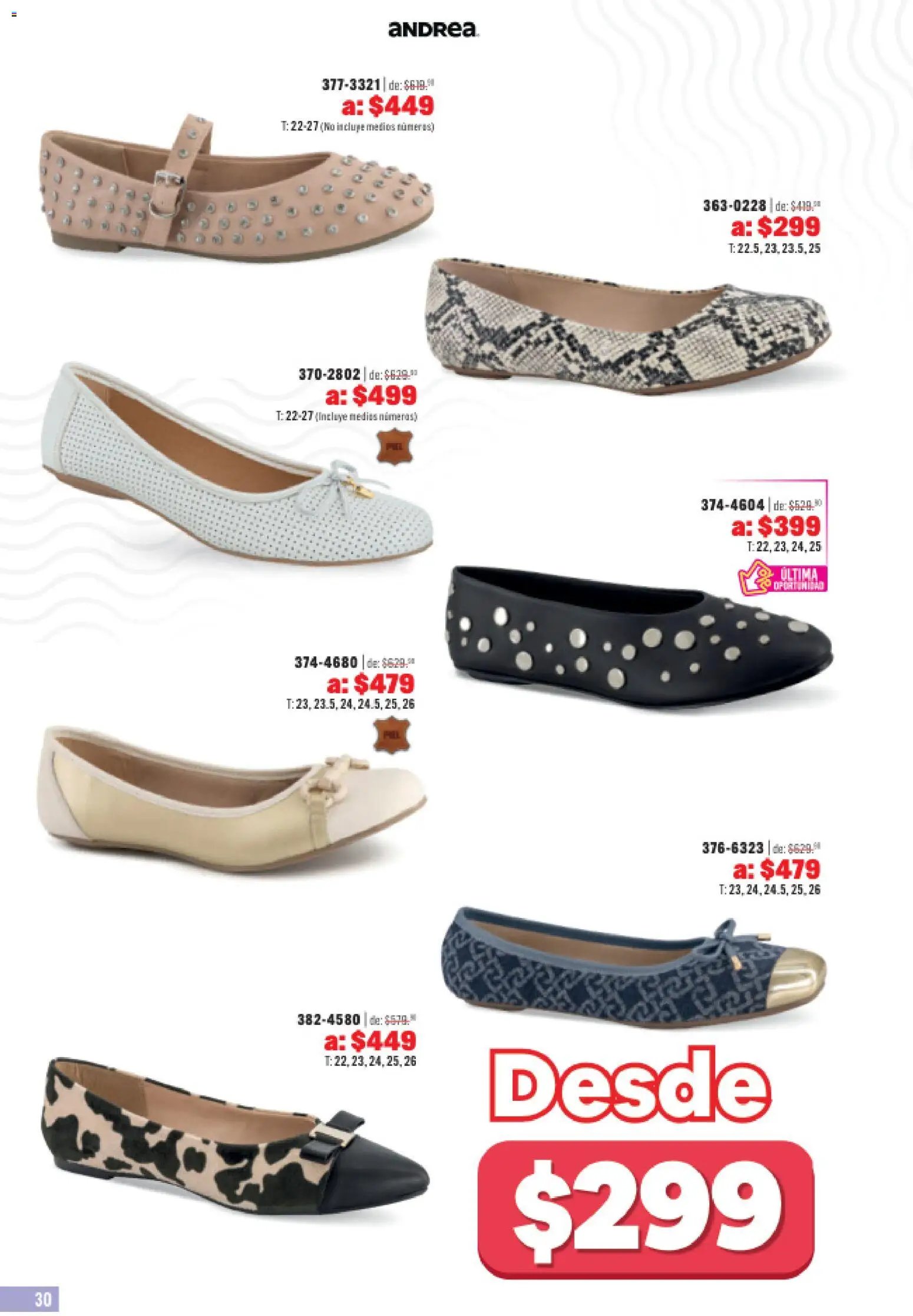 Andrea oferta desde 31/05/2026 Andrea catálogo Outlet