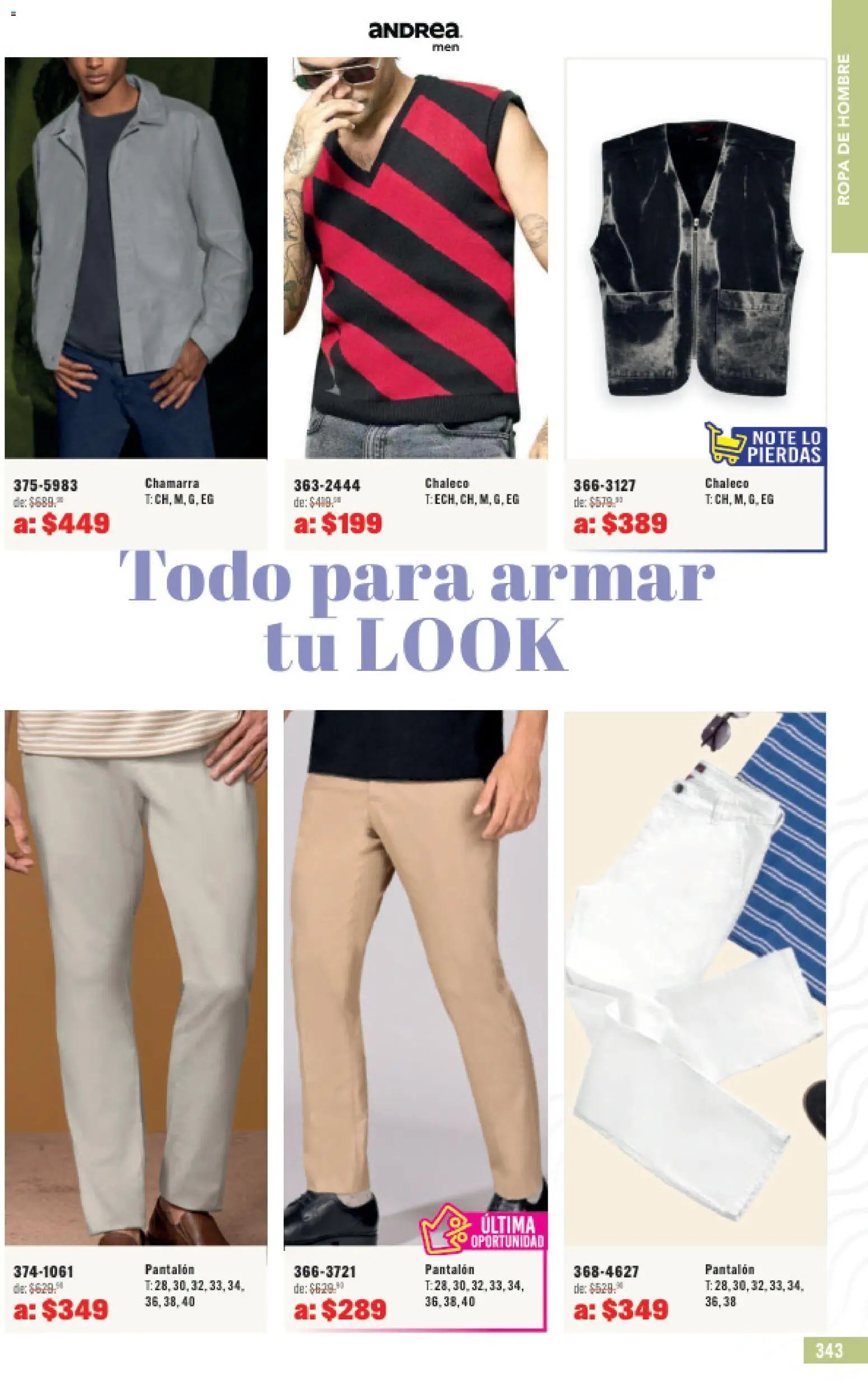 Andrea oferta desde 31/05/2026 Andrea catálogo Outlet