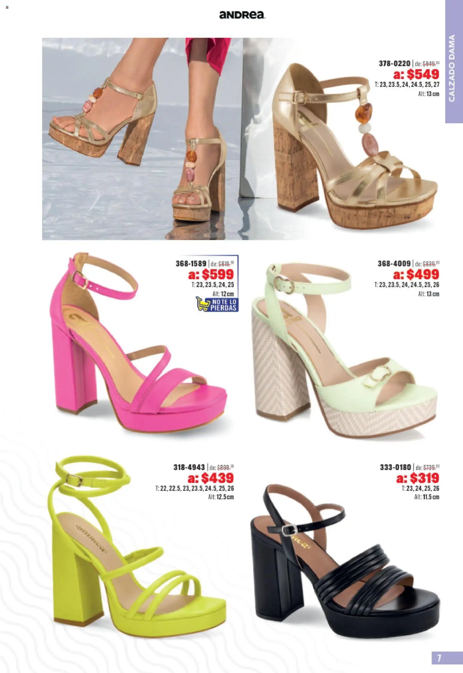Andrea oferta desde 31/05/2026 Andrea catálogo Outlet