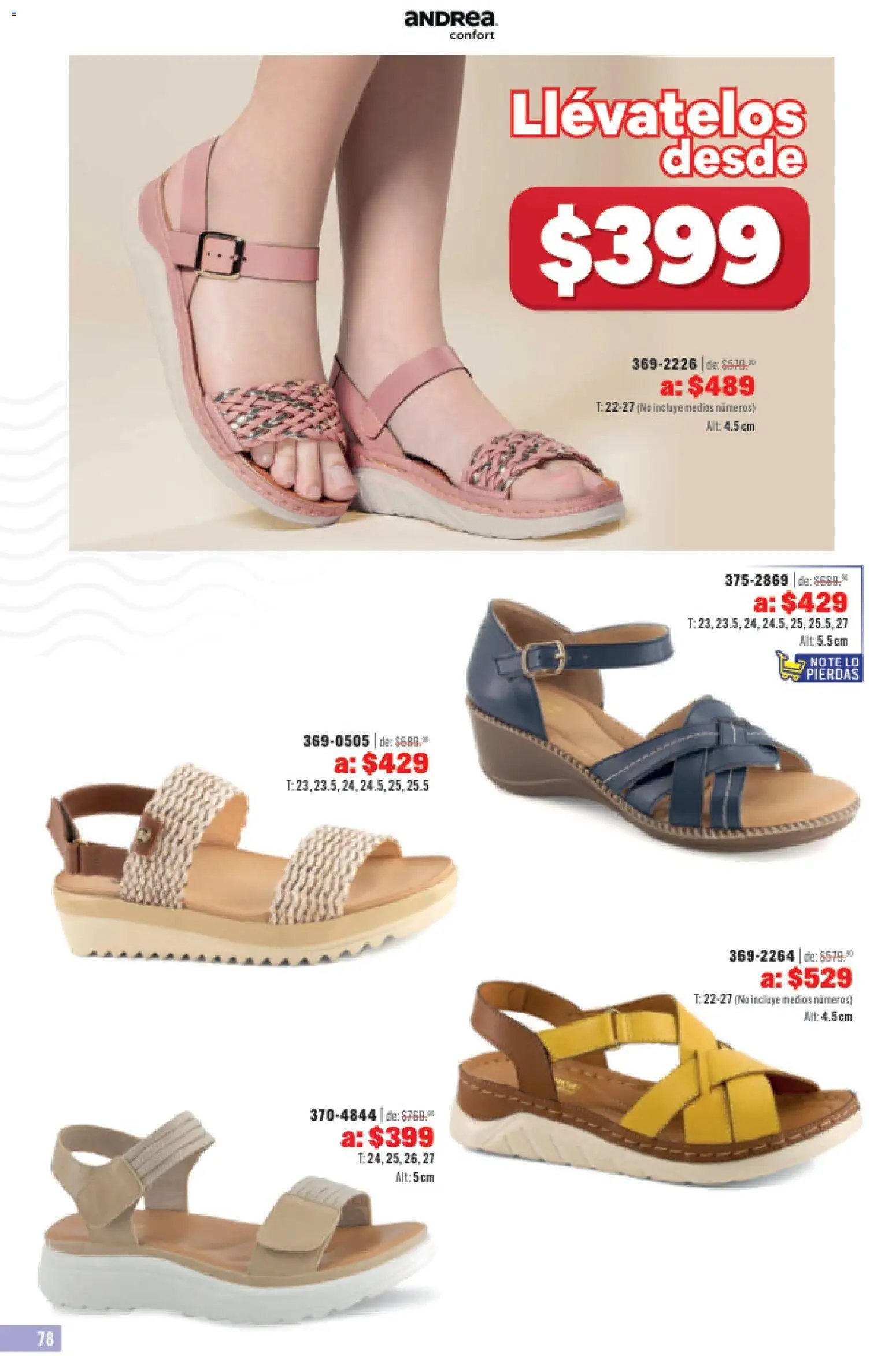 Andrea oferta desde 31/05/2026 Andrea catálogo Outlet