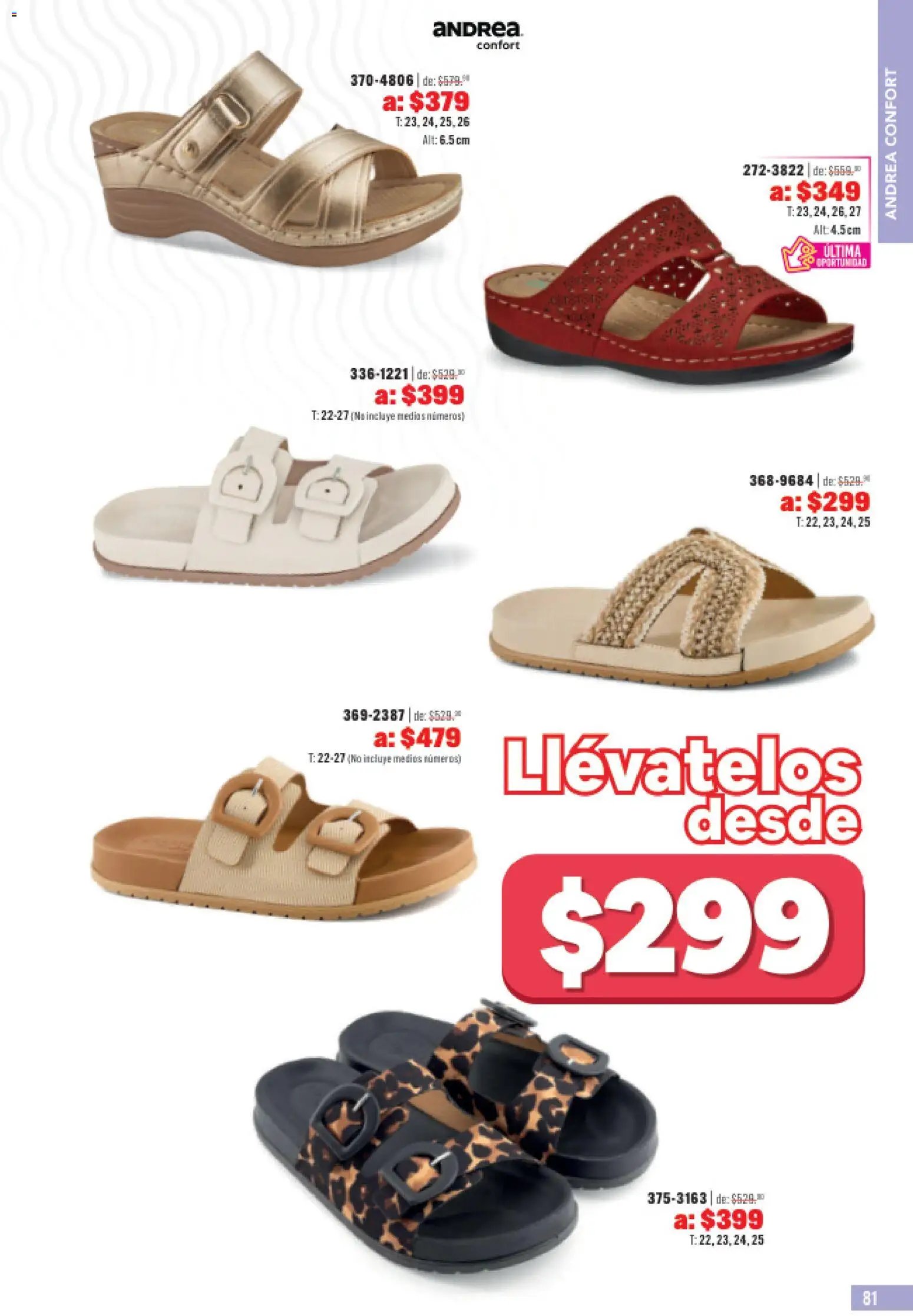 Andrea oferta desde 31/05/2026 Andrea catálogo Outlet