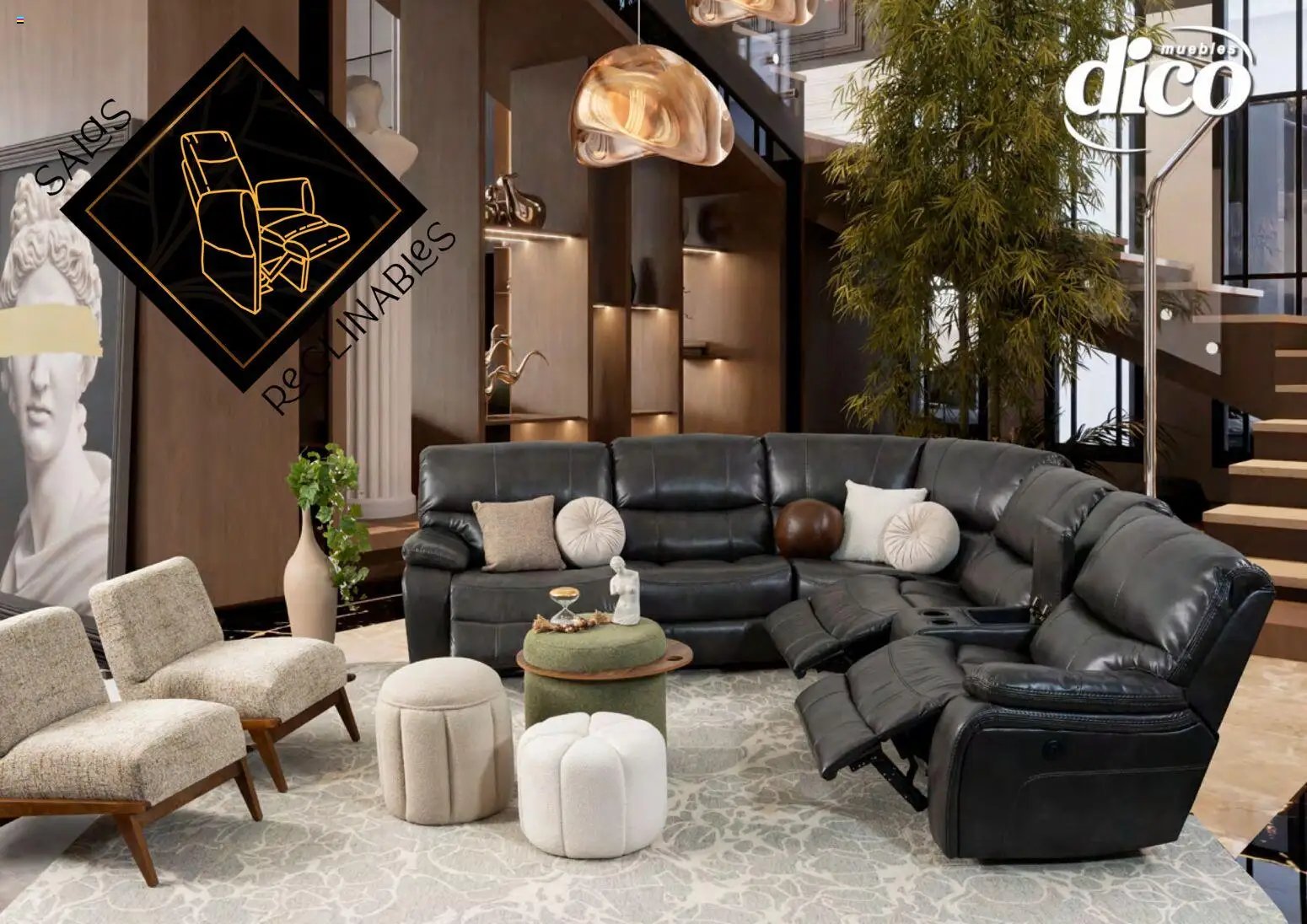 Muebles Dico oferta desde 27/03/2026 Muebles Dico catálogo Salas reclinables 