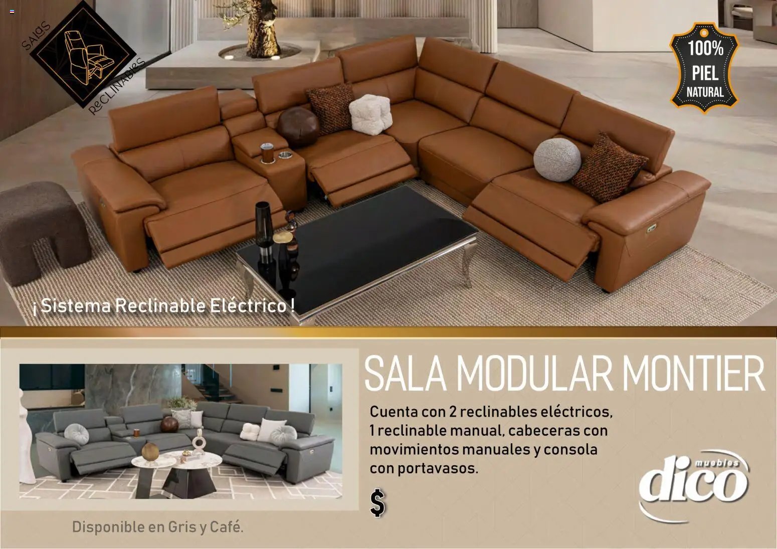 Muebles Dico oferta desde 27/03/2026 Muebles Dico catálogo Salas reclinables 