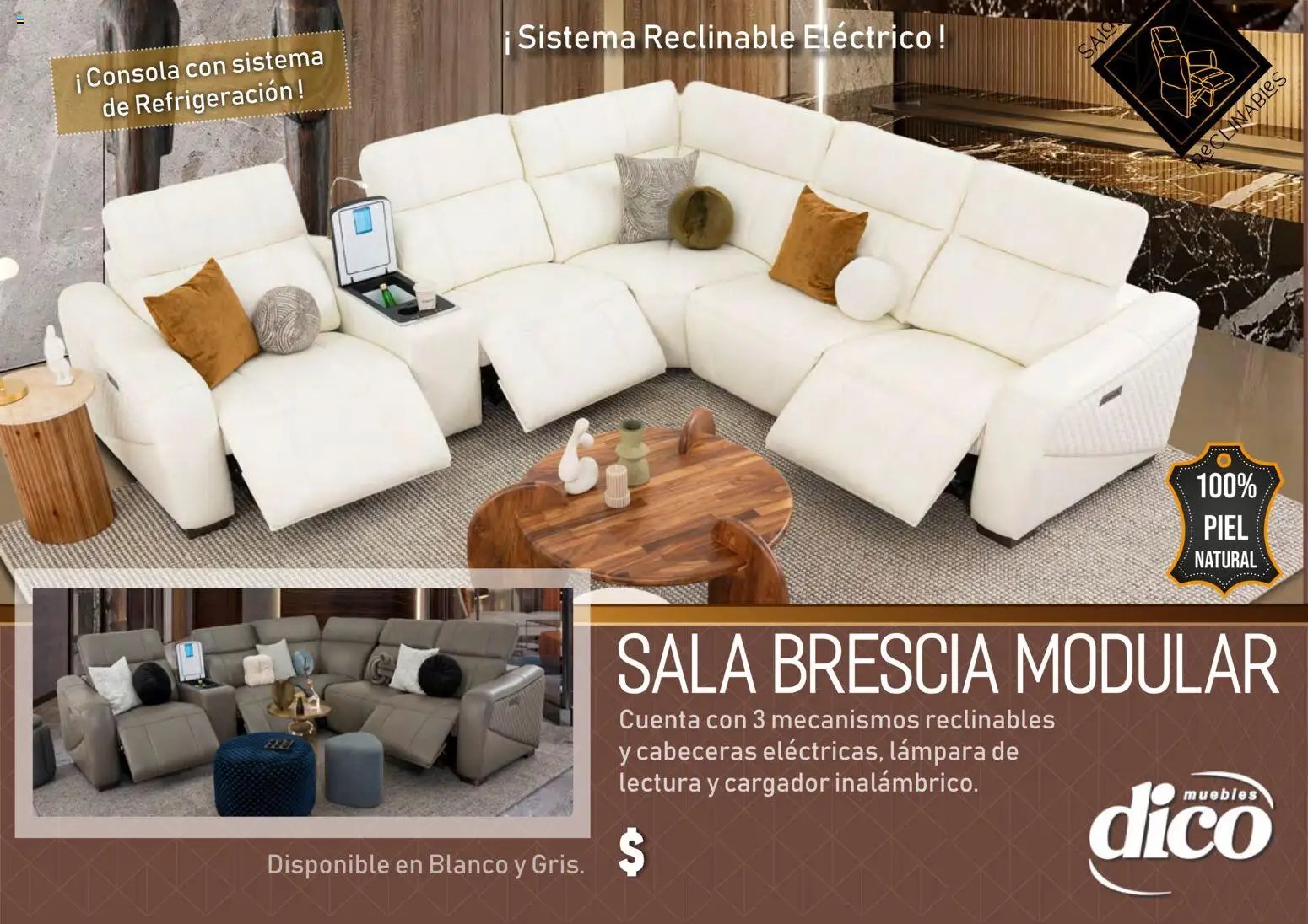 Muebles Dico oferta desde 27/03/2026 Muebles Dico catálogo Salas reclinables 