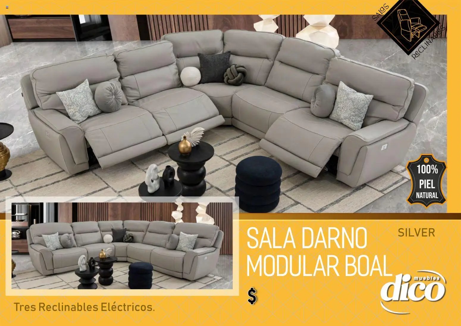 Muebles Dico oferta desde 27/03/2026 Muebles Dico catálogo Salas reclinables 