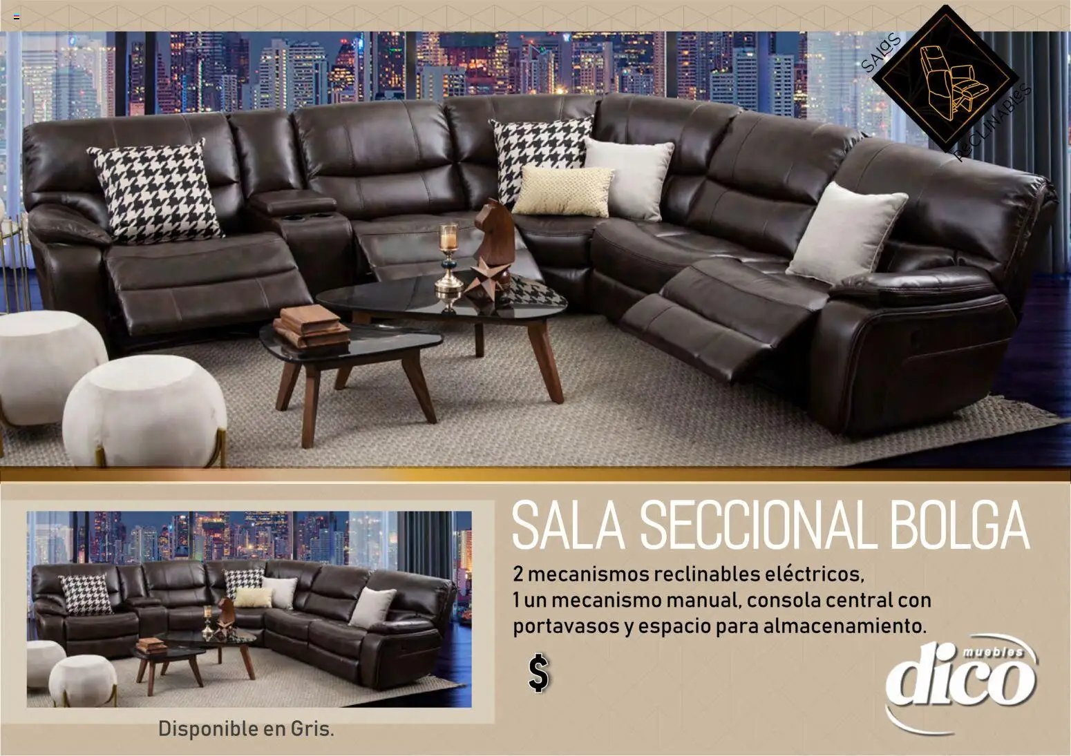 Muebles Dico oferta desde 27/03/2026 Muebles Dico catálogo Salas reclinables 