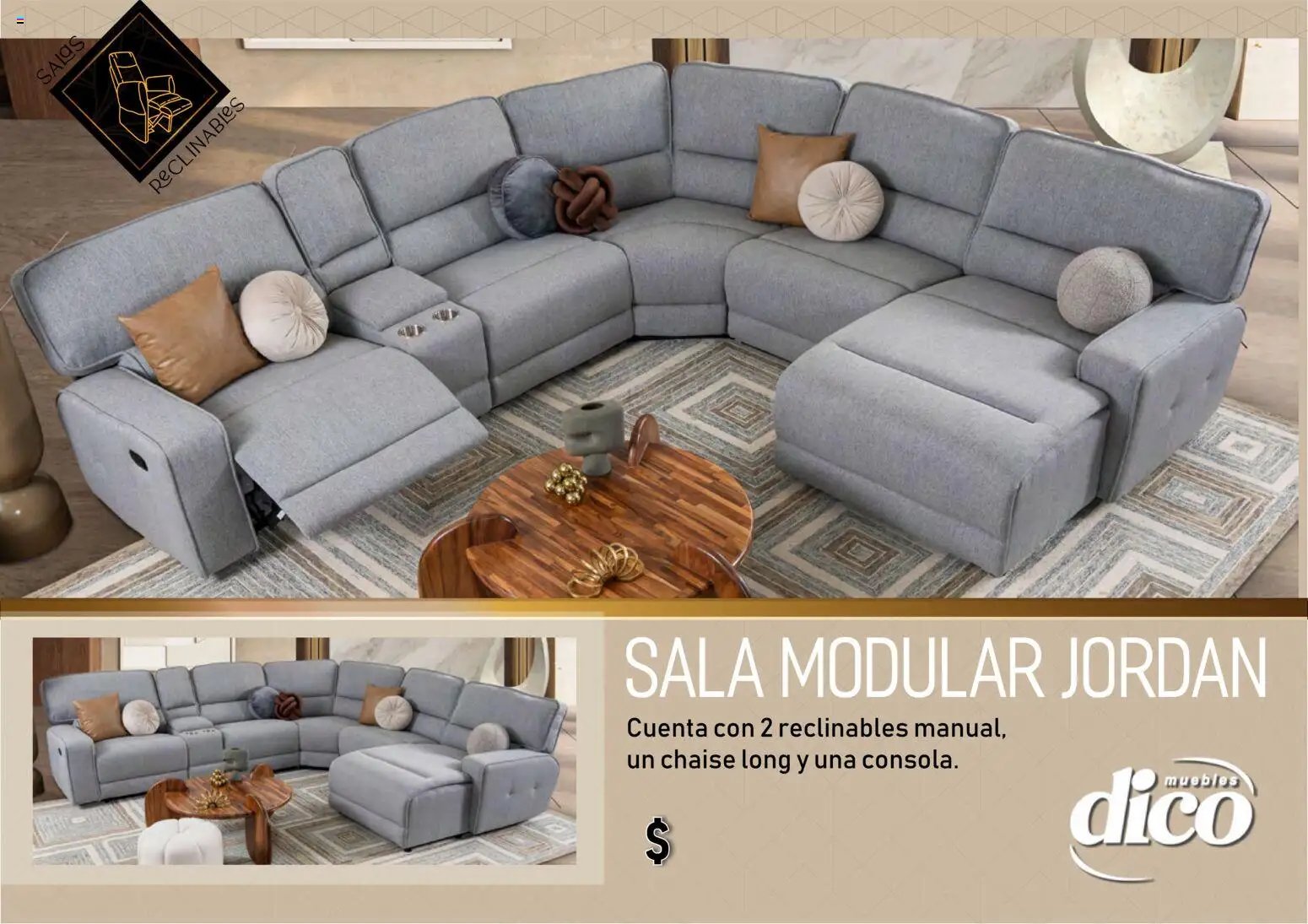 Muebles Dico oferta desde 27/03/2026 Muebles Dico catálogo Salas reclinables 