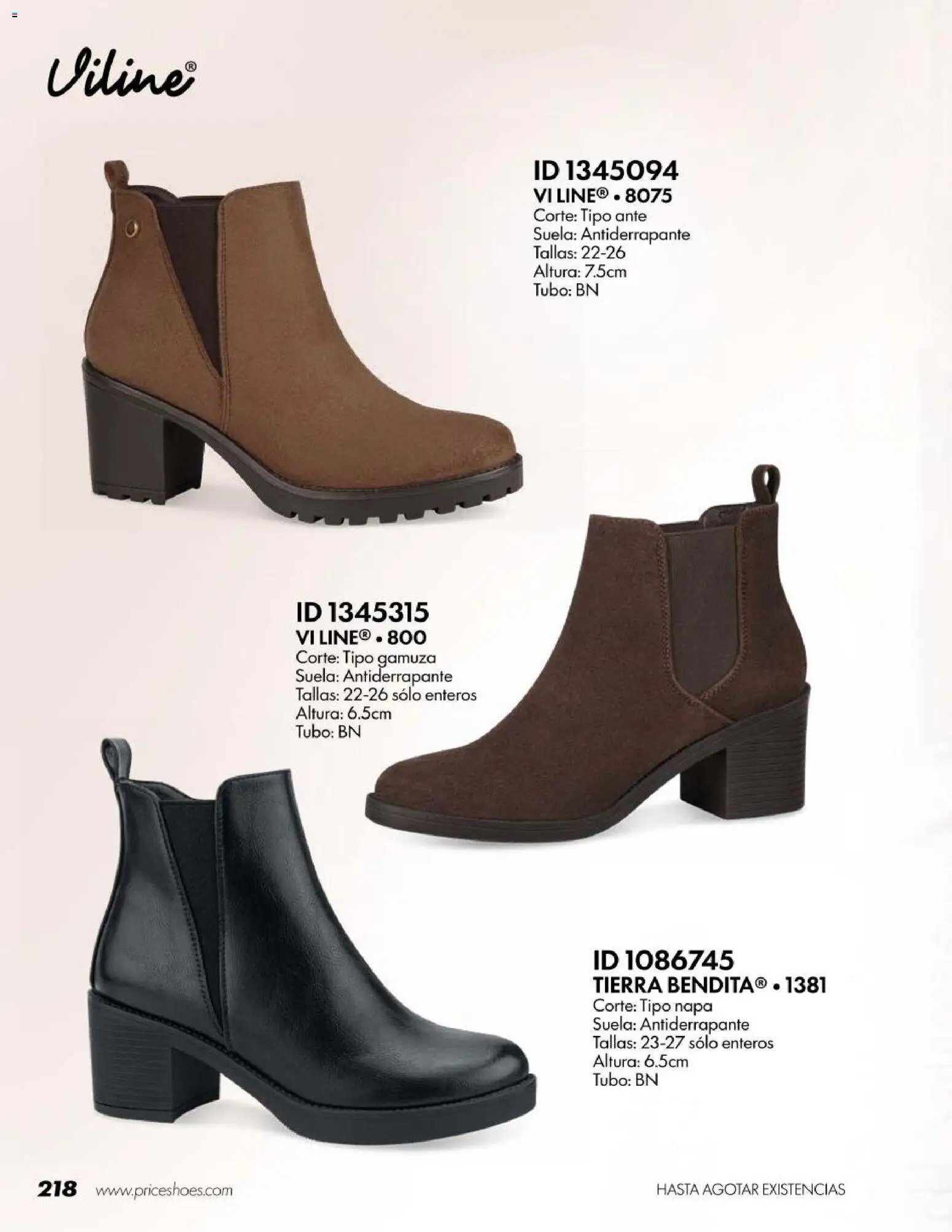 Price Shoes oferta desde 18/07/2026 Price Shoes catálogo Botas
