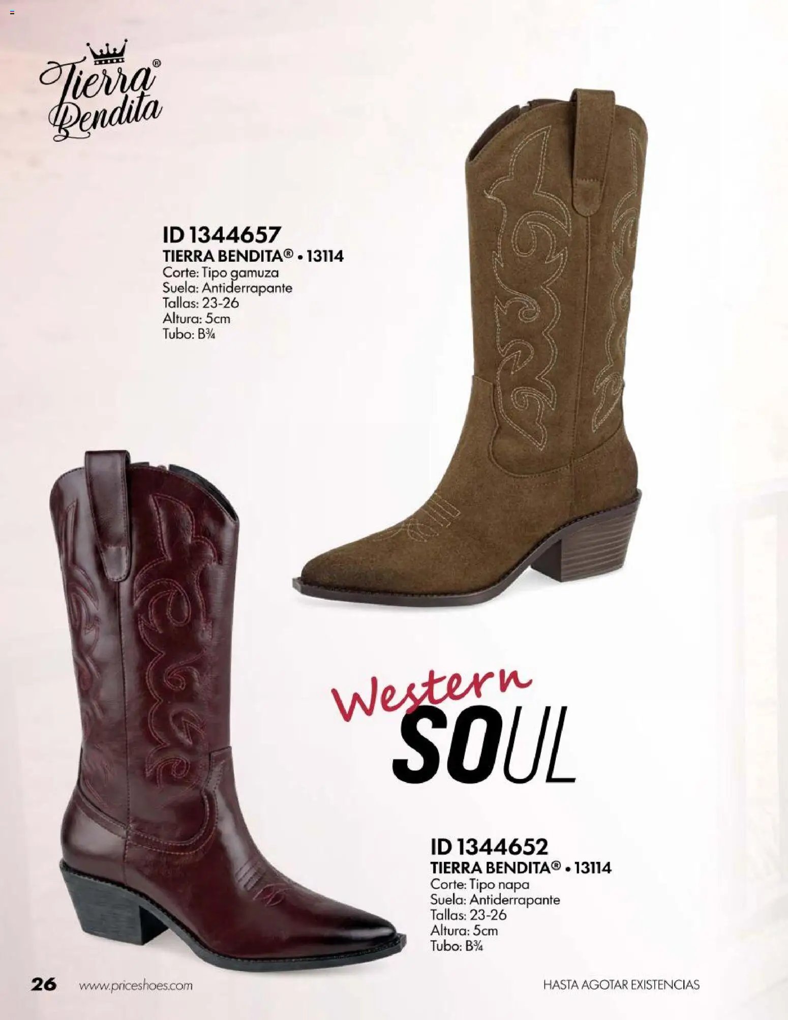 Price Shoes oferta desde 18/07/2026 Price Shoes catálogo Botas
