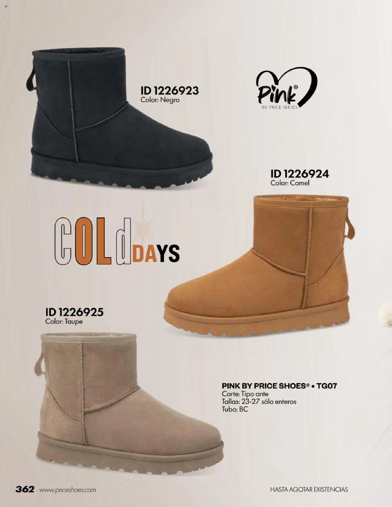 Price Shoes oferta desde 18/07/2026 Price Shoes catálogo Botas