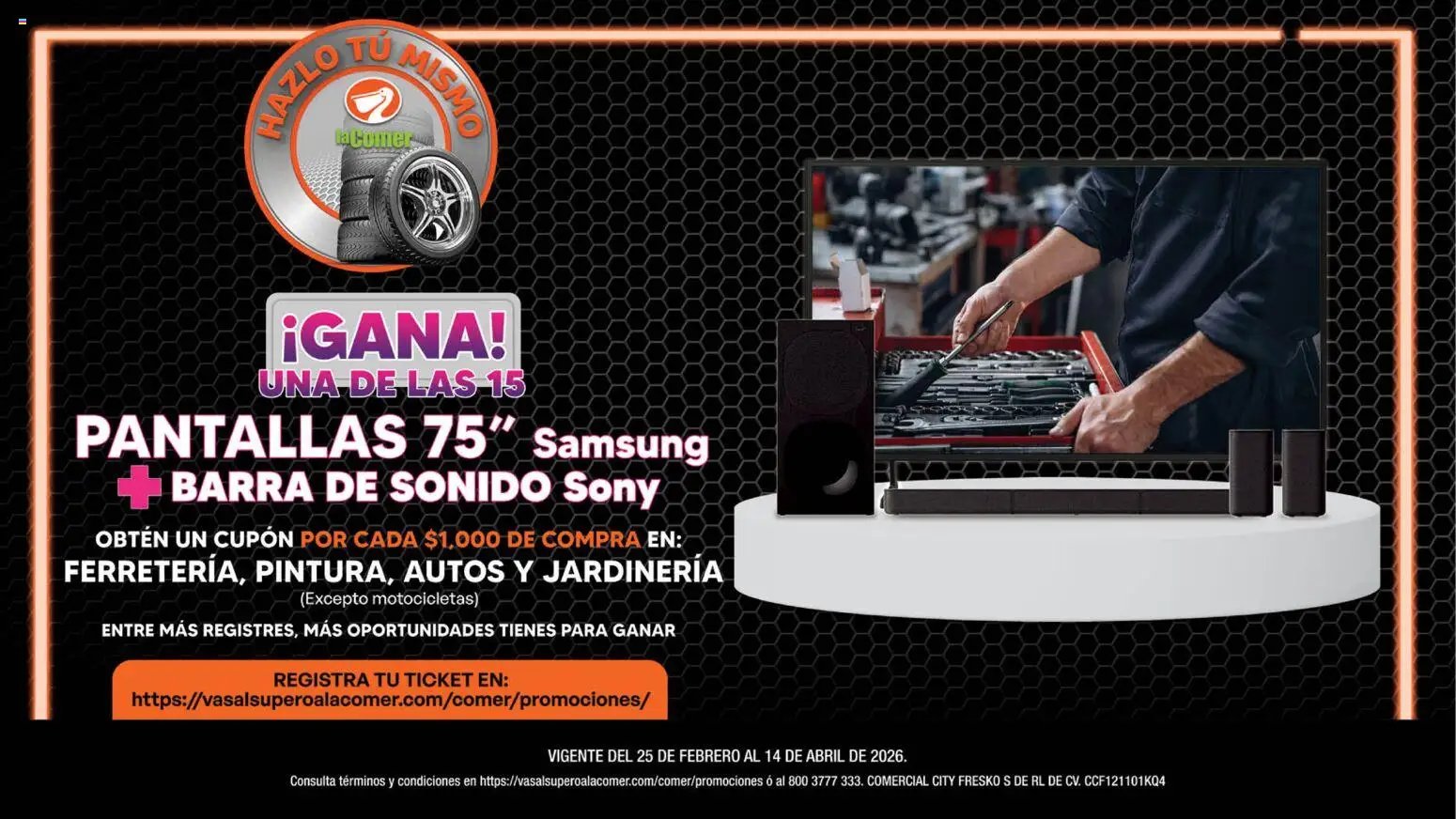 La Comer oferta desde 25/03/2026 La Comer folleto (2026-03-25 - 2027-04-14)