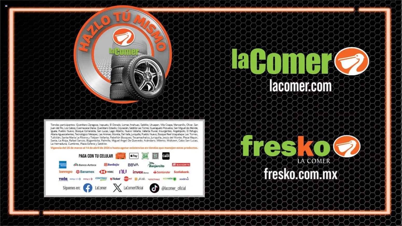 La Comer oferta desde 25/03/2026 La Comer folleto (2026-03-25 - 2027-04-14)