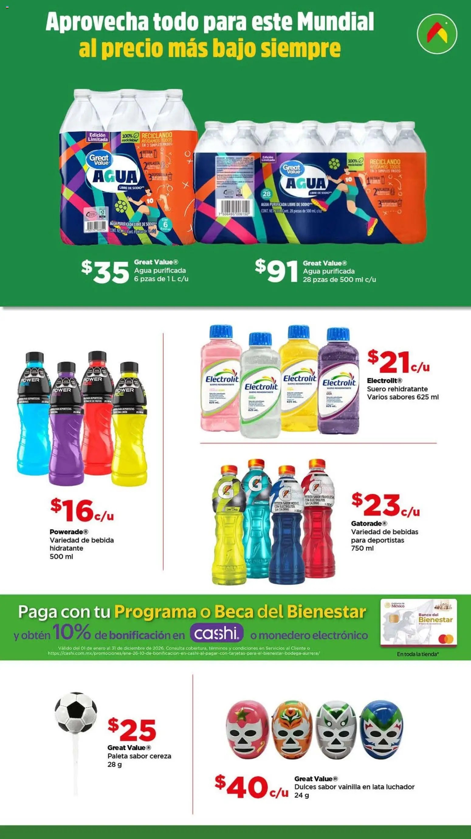 Bodega Aurrerá oferta desde 05/06/2026 Bodega Aurrerá folleto Golazo