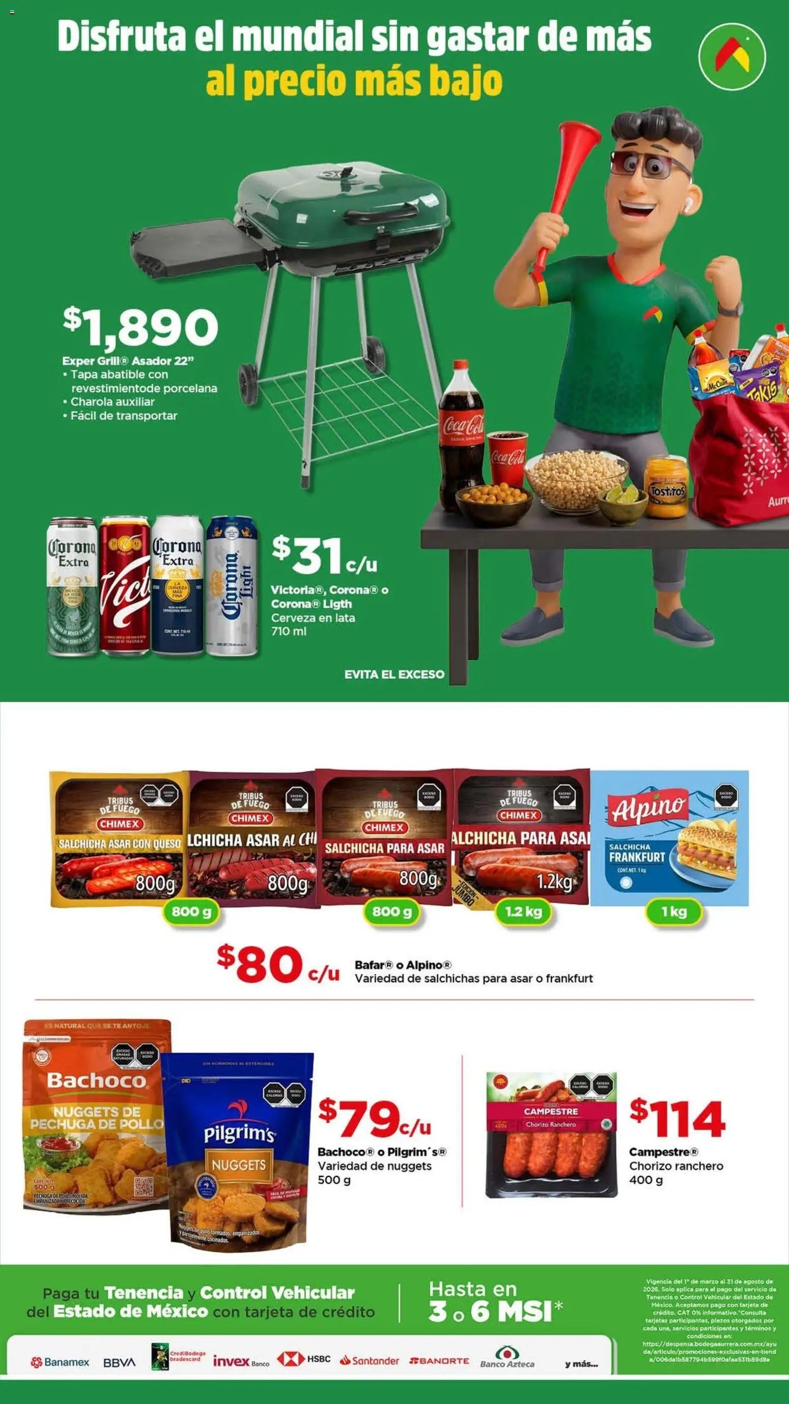 Bodega Aurrerá oferta desde 05/06/2026 Bodega Aurrerá folleto Golazo