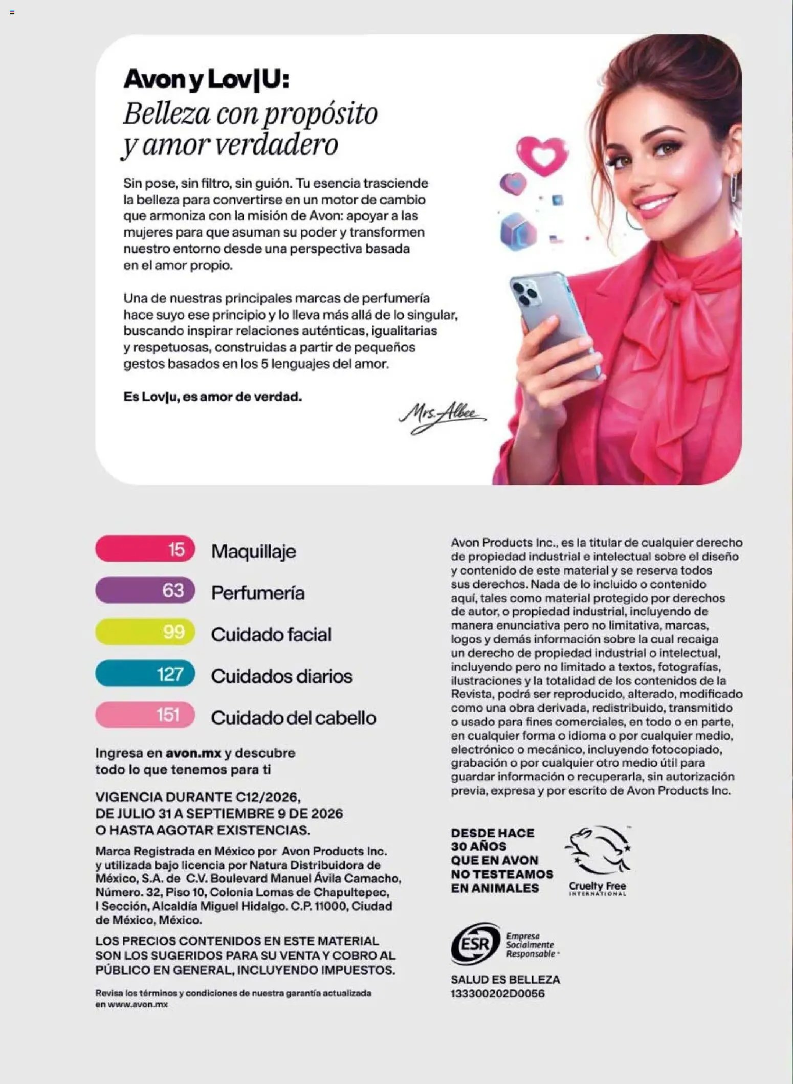 AVON oferta desde 20/08/2026 AVON campaña 12 2026