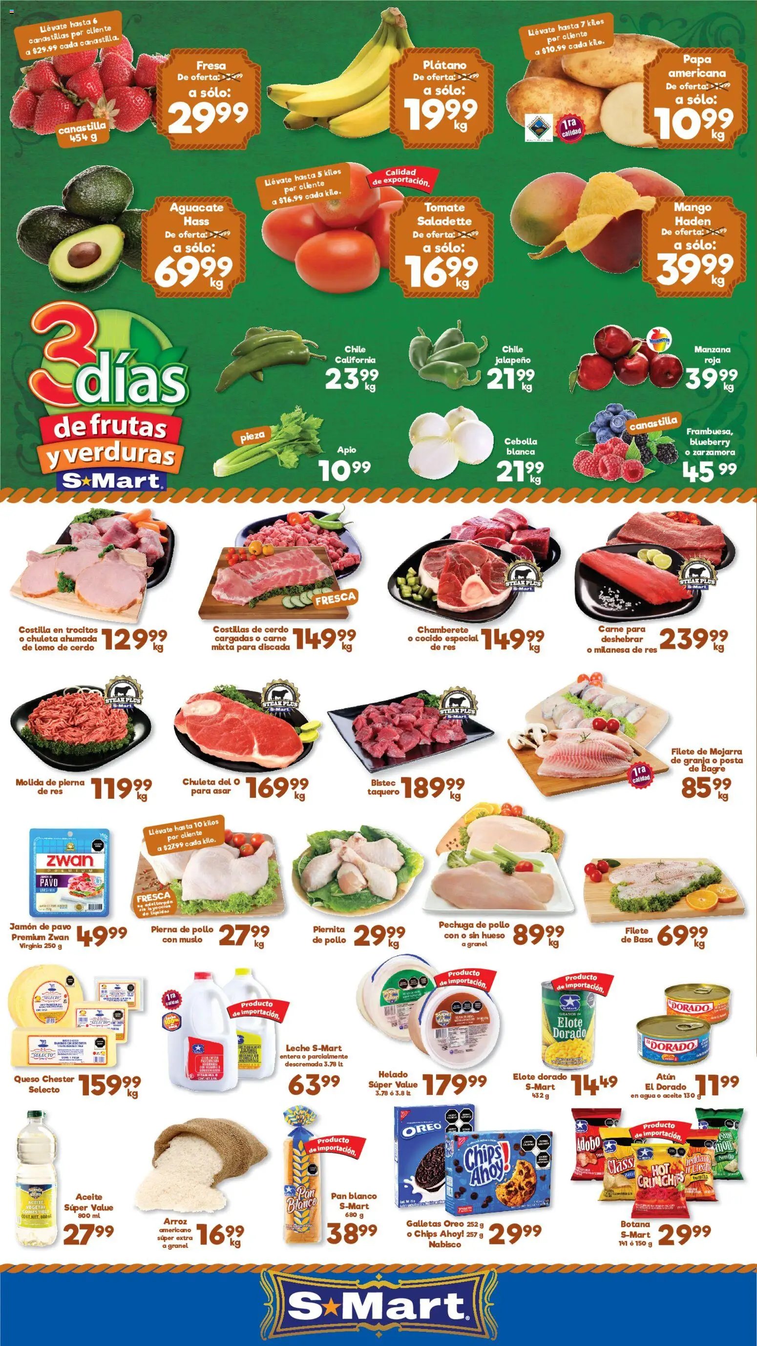 S-Mart oferta desde 14/07/2026 S-Mart folleto Juárez