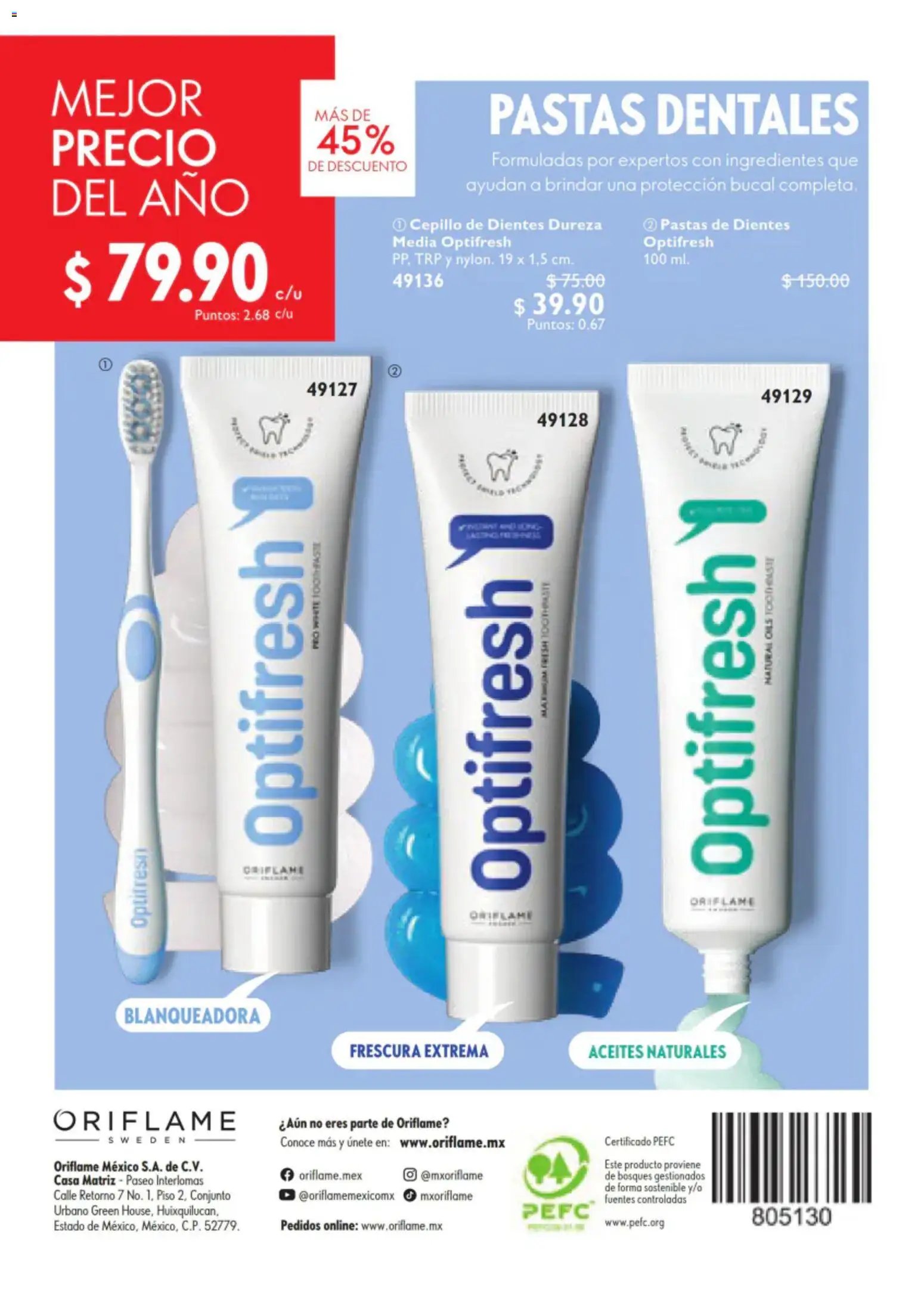 Oriflame oferta desde 01/08/2026 Oriflame campaña 11 2026