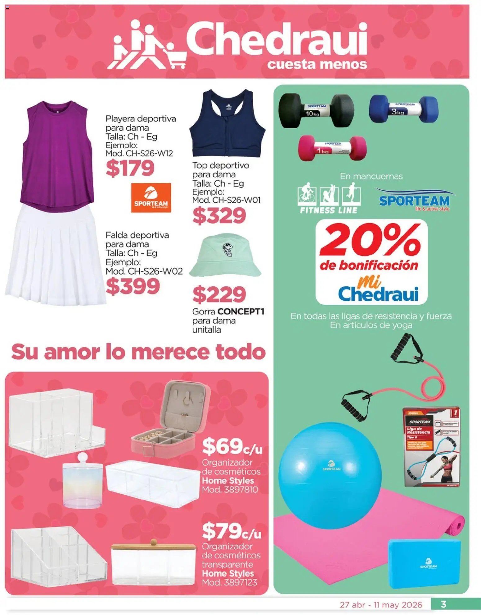 Chedraui oferta desde 27/04/2026 Chedraui folleto Lo mejor para festejar a mamá (2026-04-27 - 2026-05-11)