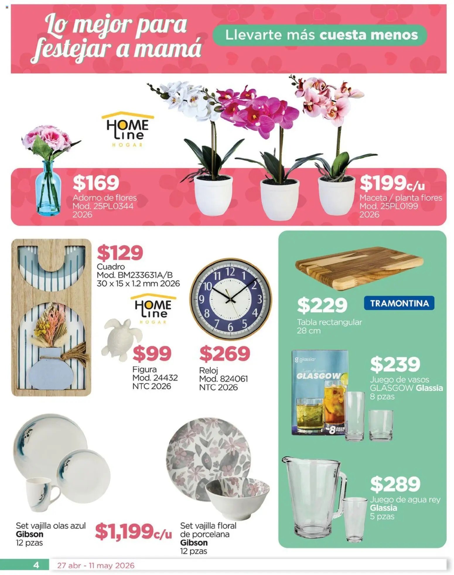 Chedraui oferta desde 27/04/2026 Chedraui folleto Lo mejor para festejar a mamá (2026-04-27 - 2026-05-11)