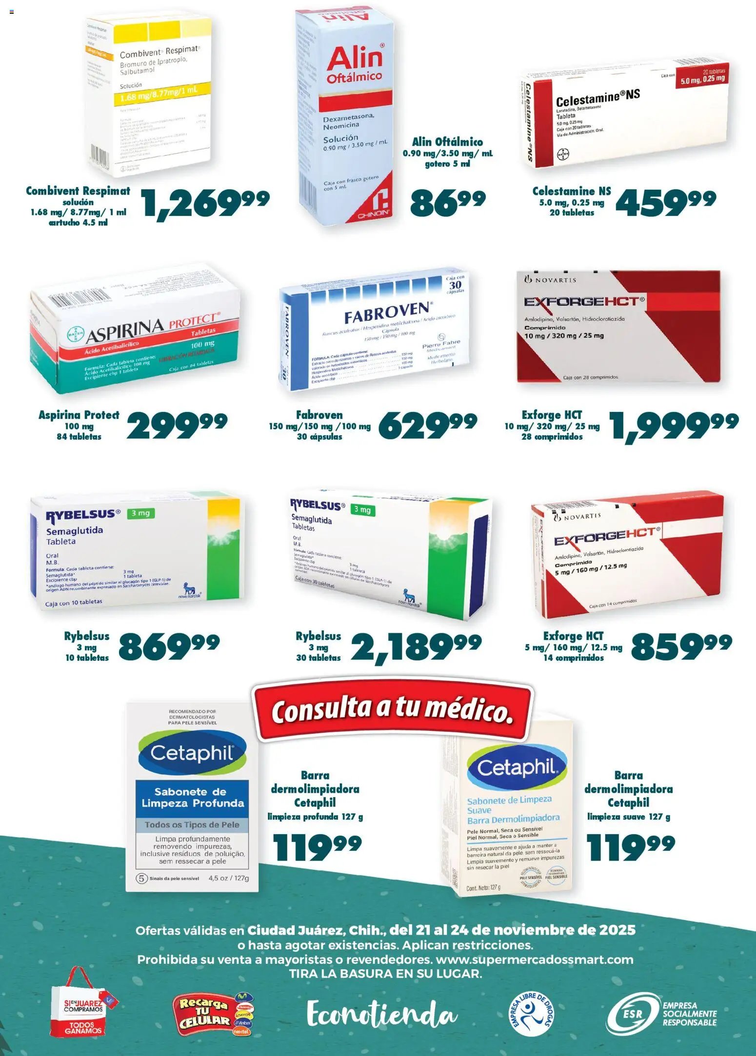 S-Mart oferta desde 21/11/2025 Folleto Ofertas de Feria Juárez (2025-11-21 - 2025-11-24)
