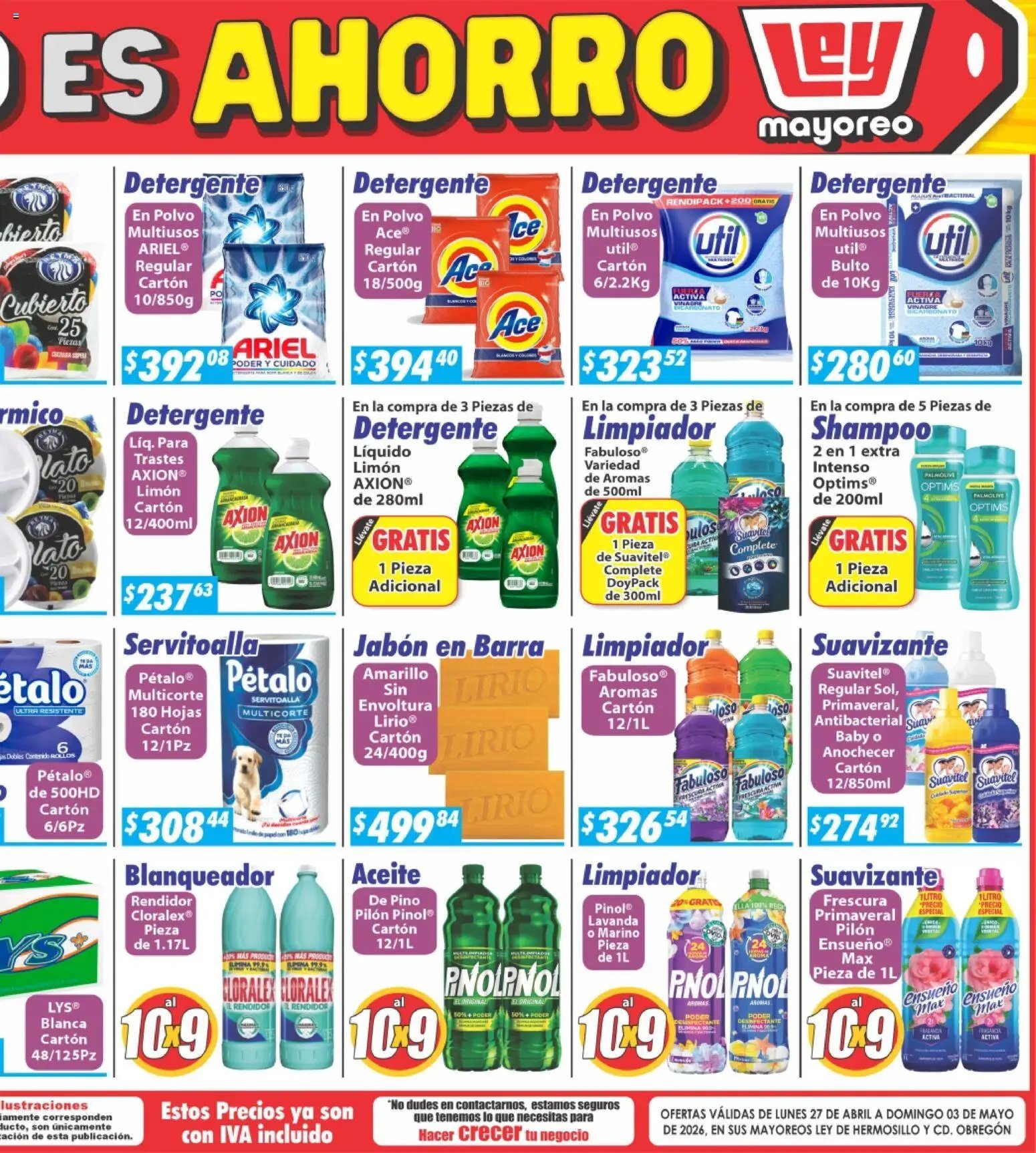 Casa Ley oferta desde 27/04/2026 Casa Ley folleto Hermosillo (2026-04-27 - 2026-05-03)