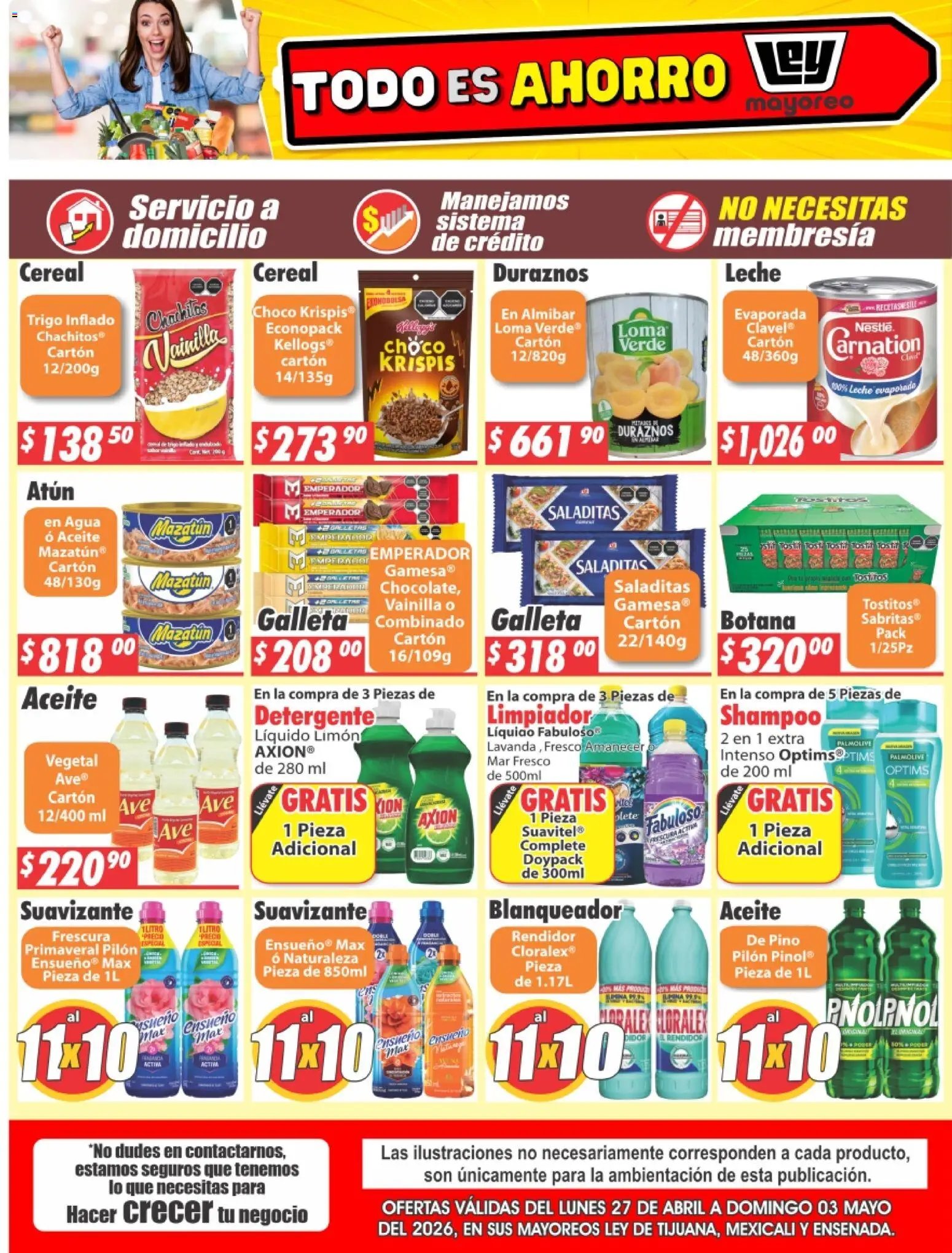 Casa Ley oferta desde 27/04/2026 Casa Ley folleto Frontera (2026-04-27 - 2026-05-03)