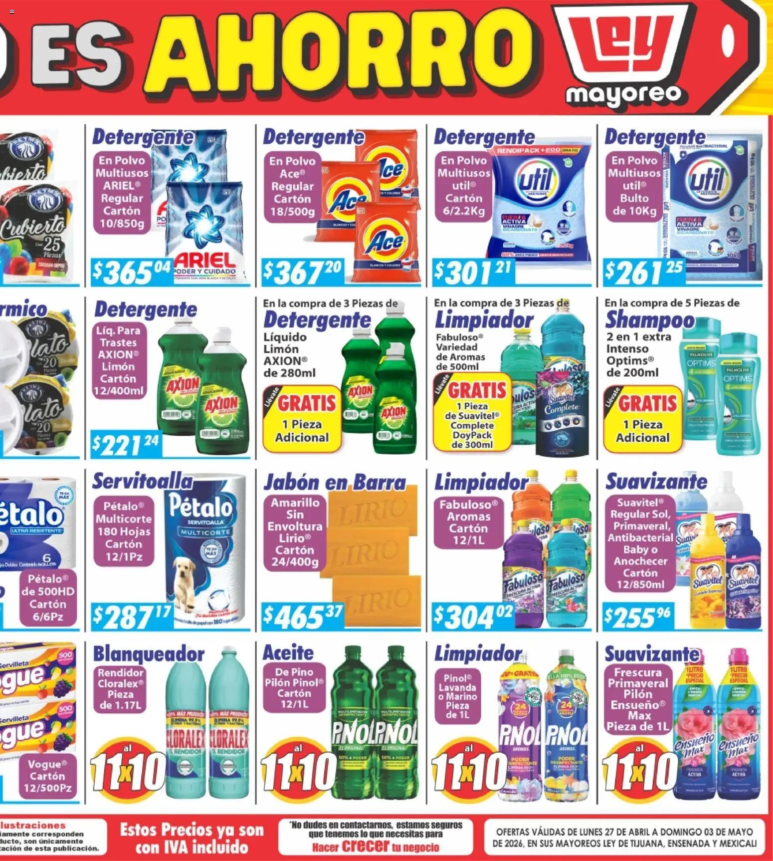 Casa Ley oferta desde 27/04/2026 Casa Ley folleto Frontera (2026-04-27 - 2026-05-03)