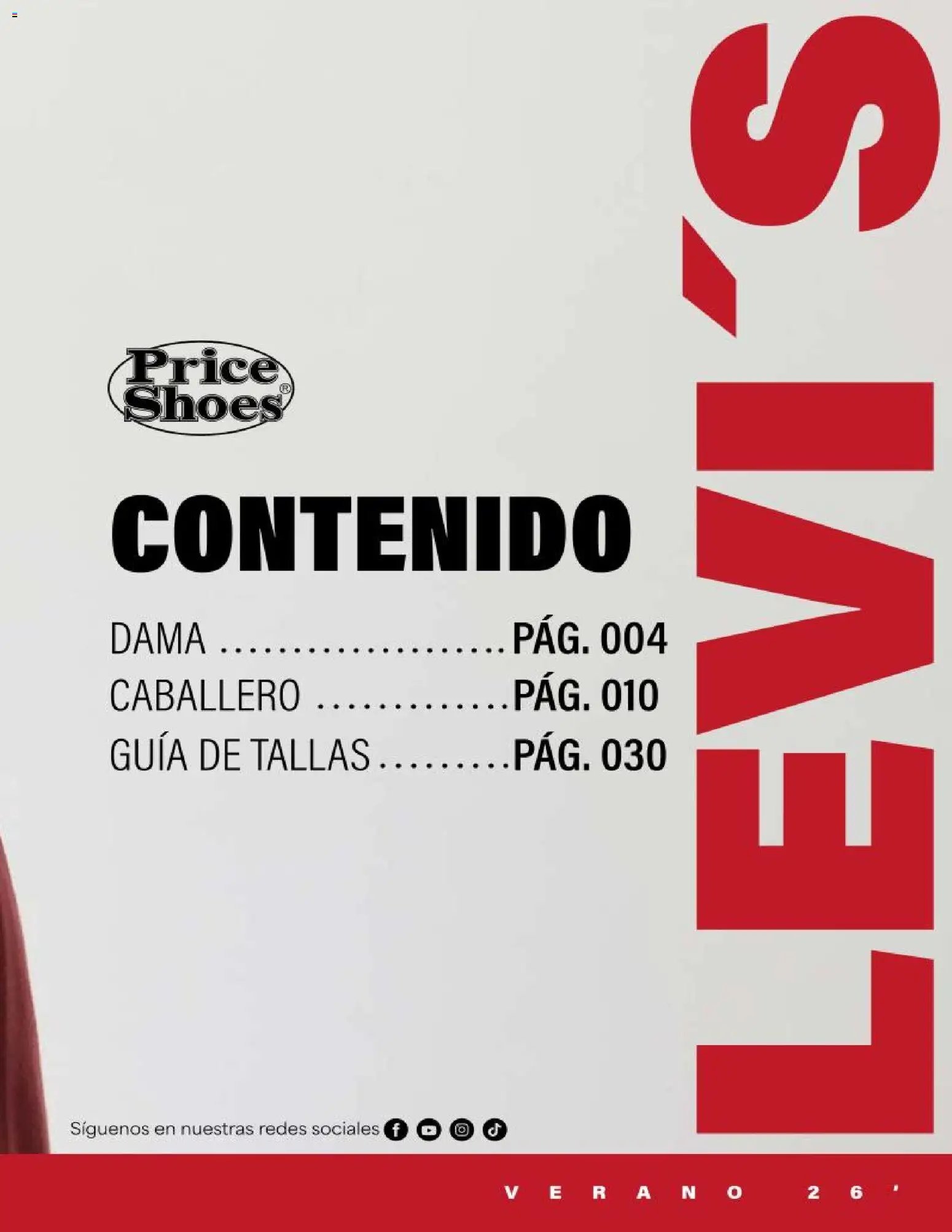 Price Shoes oferta desde 11/06/2026 Price Shoes catálogo Live in Levi's