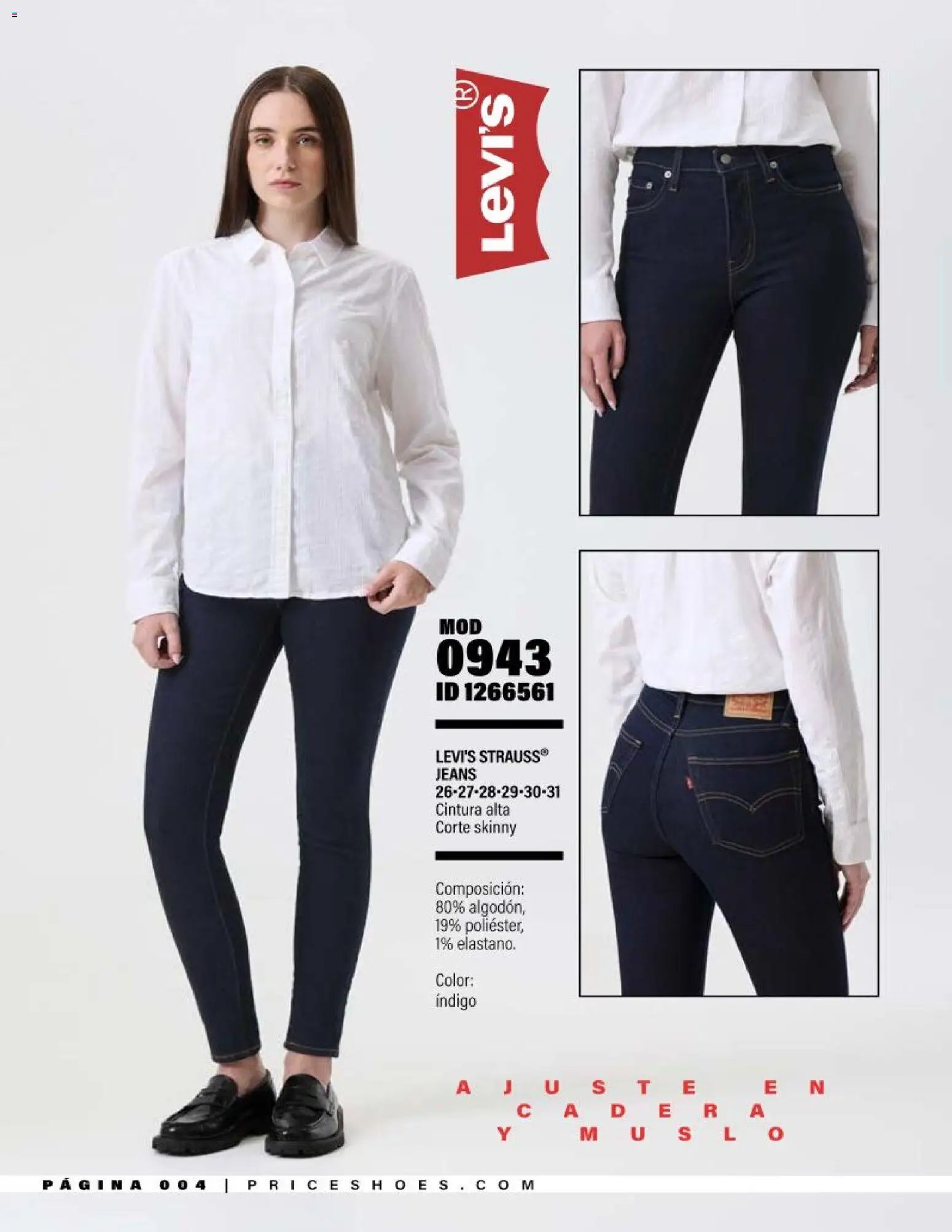Price Shoes oferta desde 11/06/2026 Price Shoes catálogo Live in Levi's