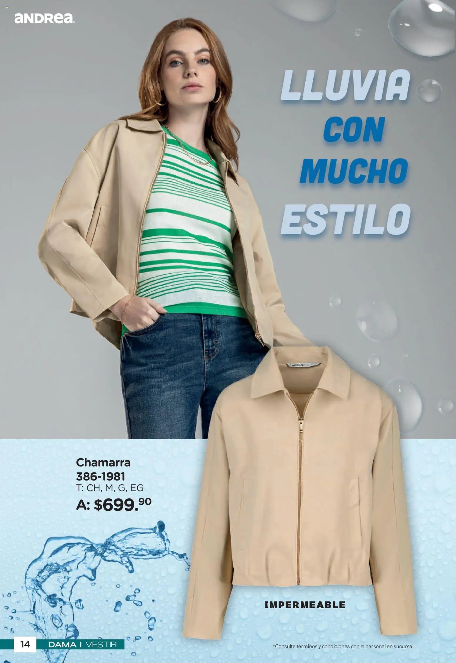Andrea oferta desde 26/04/2026 Andrea catálogo Botas de Lluvia