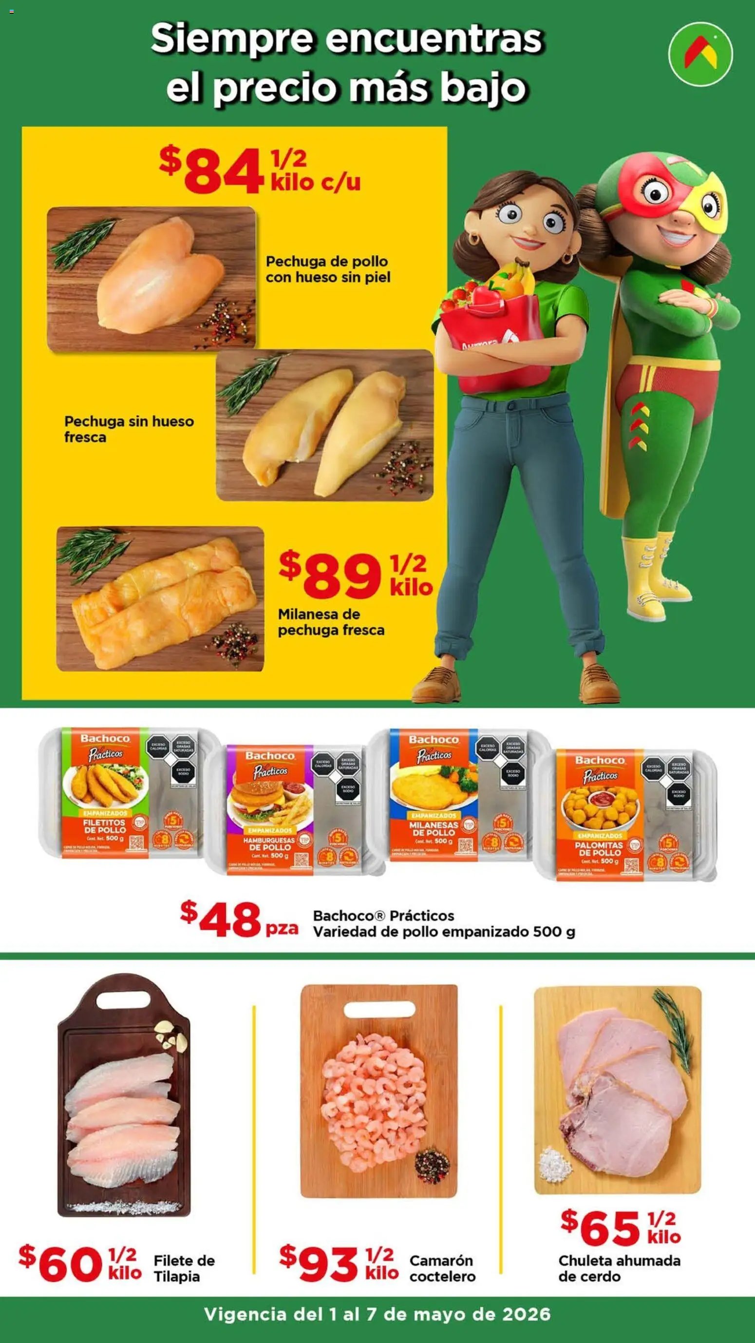 Bodega Aurrerá oferta desde 01/05/2026 Bodega Aurrerá folleto Con los precios más bajos siempre (2026-05-01 - 2026-05-07)