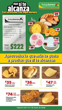 Bodega Aurrerá oferta desde 01/05/2026 Bodega Aurrerá folleto Con los precios más bajos siempre (2026-05-01 - 2026-05-07)